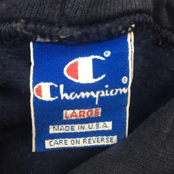 Champion CHAMPION Hoodie Sweatshirt Spell Out Streetwear Made in USA Size US L / EU 52-54 / 3 - 2 Thumbnail
