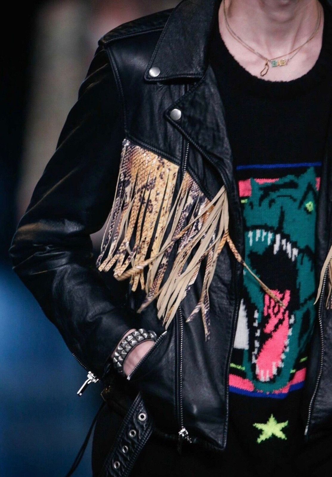 Saint Laurent Paris SAINT LAURENT T-REX SWEATER SS16 HEDI SLIMANE Size US S / EU 44-46 / 1 - 8 Thumbnail