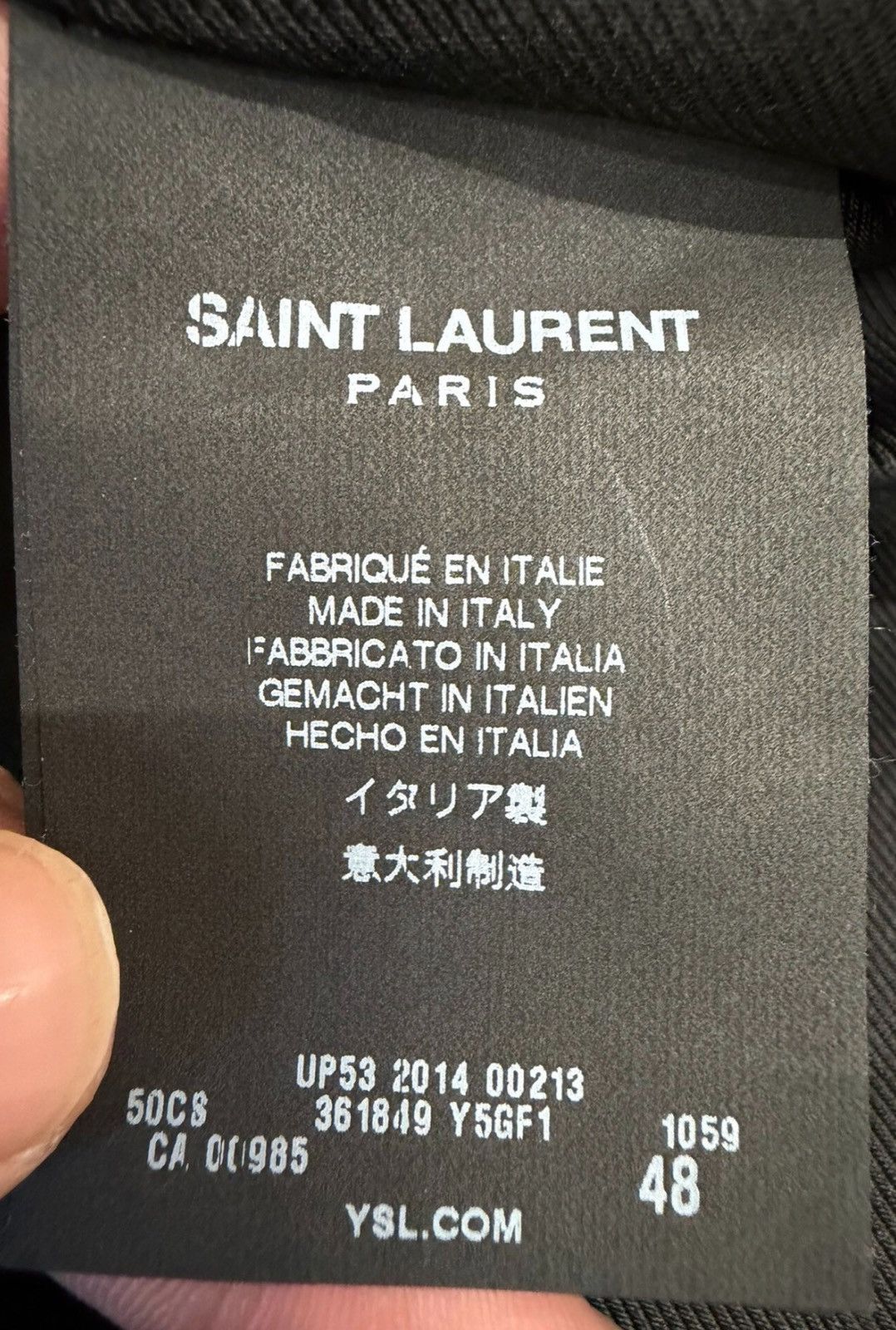 Saint Laurent Paris Saint Laurent Paris 14FW Leopard Print Spliced Jacket Size US M / EU 48-50 / 2 - 5 Thumbnail
