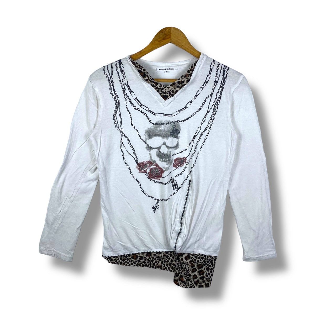 Japanese Brand × semanticdesign Punk Revival SEMANTIC DESIGN Skull Double Layered Size M / US 6-8 / IT 42-44 - 1 Thumbnail