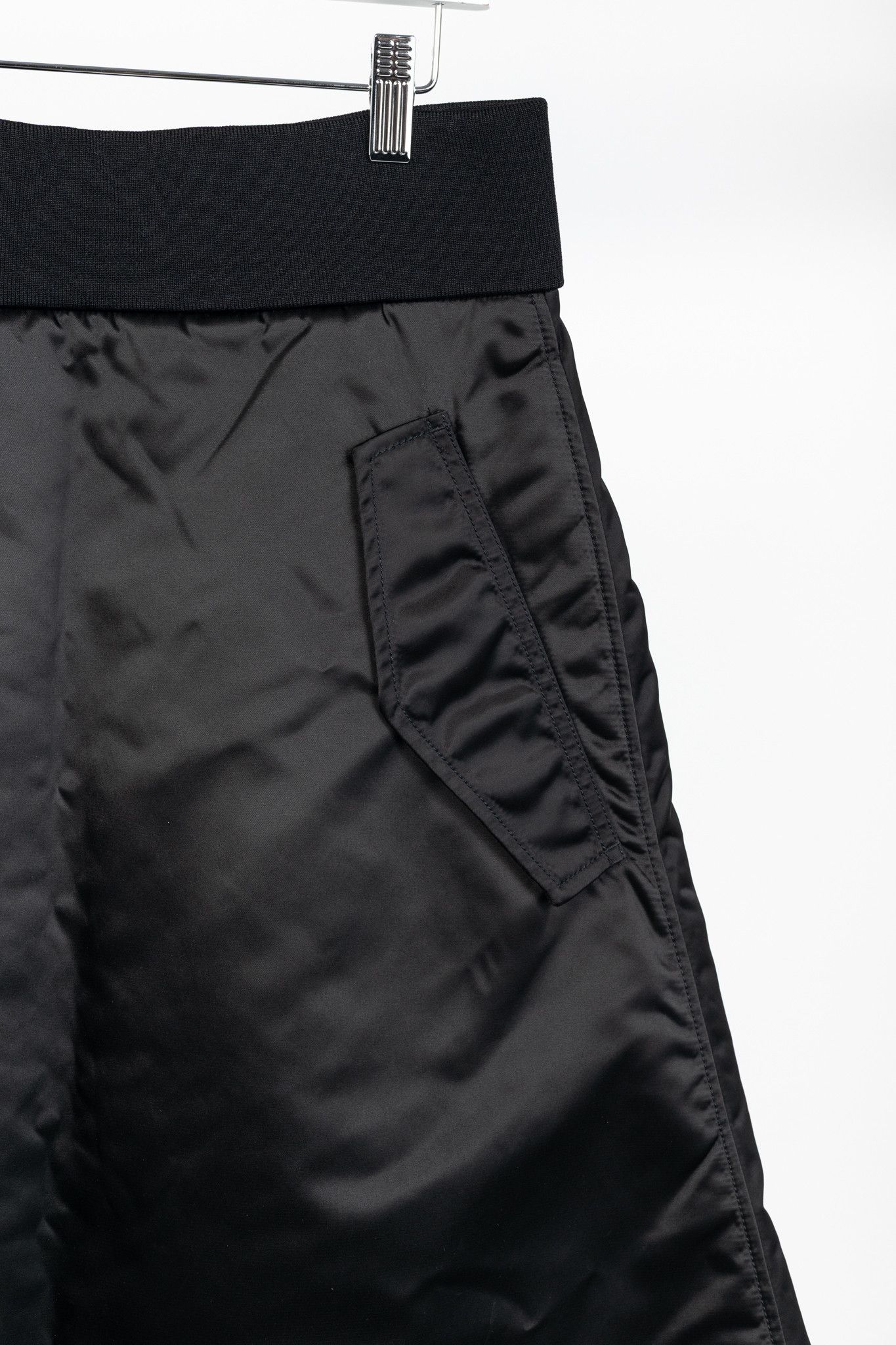 Acne Studios Acne Studios Pag Bomber Black Nylon A-Line Midi Skirt Size 30" / US 8 / IT 44 - 4 Thumbnail