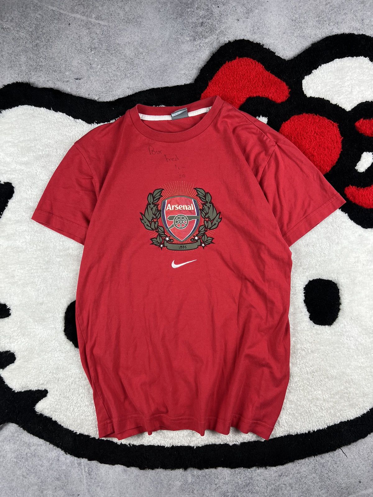 Vintage Vintage Nike FC Arsenal 2006 Football Fun Soccer Y2K Tee Size US M / EU 48-50 / 2 - 1 Thumbnail