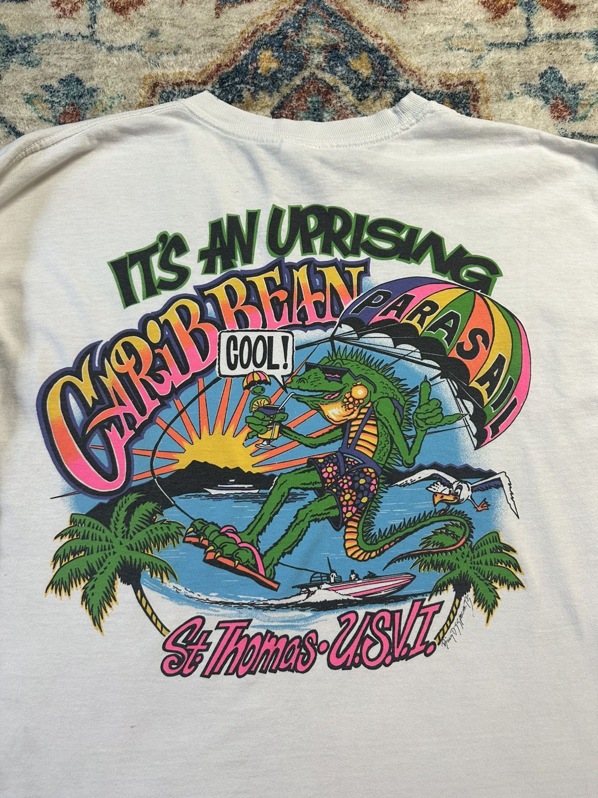 Vintage Vintage Parasailing Iguana Staff Long Sleeve T-shirt Large Size US XL / EU 56 / 4 - 5 Thumbnail