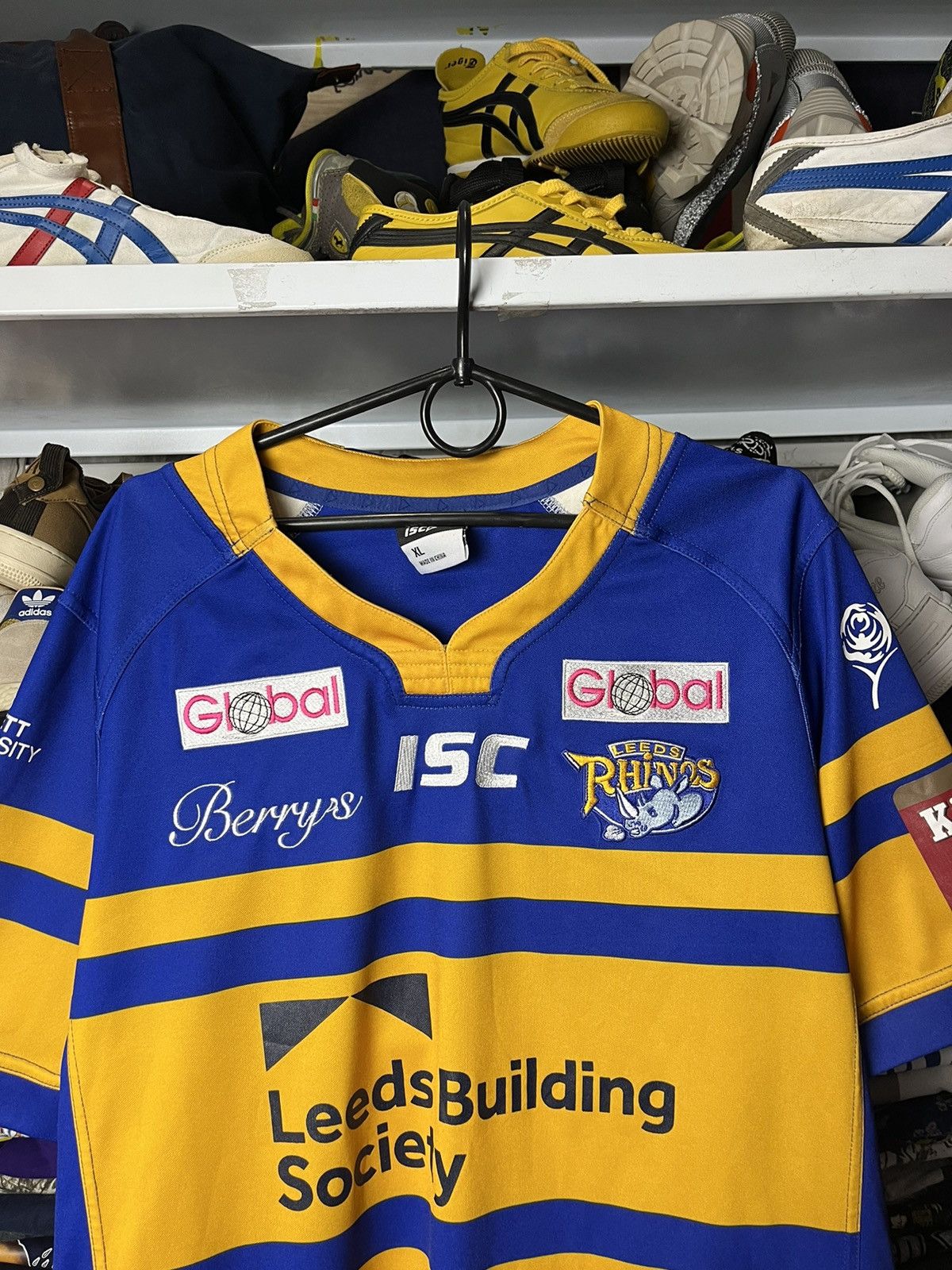 Vintage ISC Leeds Rhinos 2016 Rugby Jersey Men's Size XL Size US XL / EU 56 / 4 - 3 Thumbnail