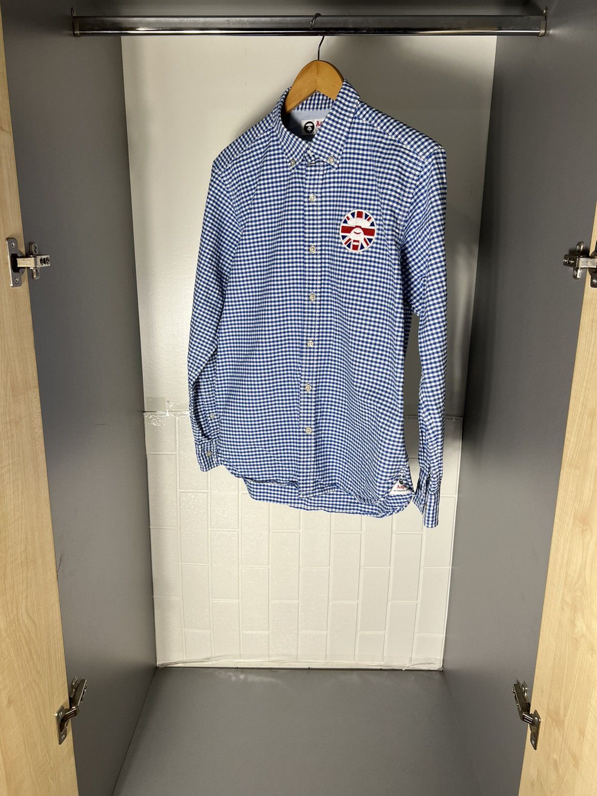 Aape BAPE AAPE BY A BATHING APE GREAT BRITAIN DESIGNER SHIRT Y2K Size US L / EU 52-54 / 3 - 5 Thumbnail