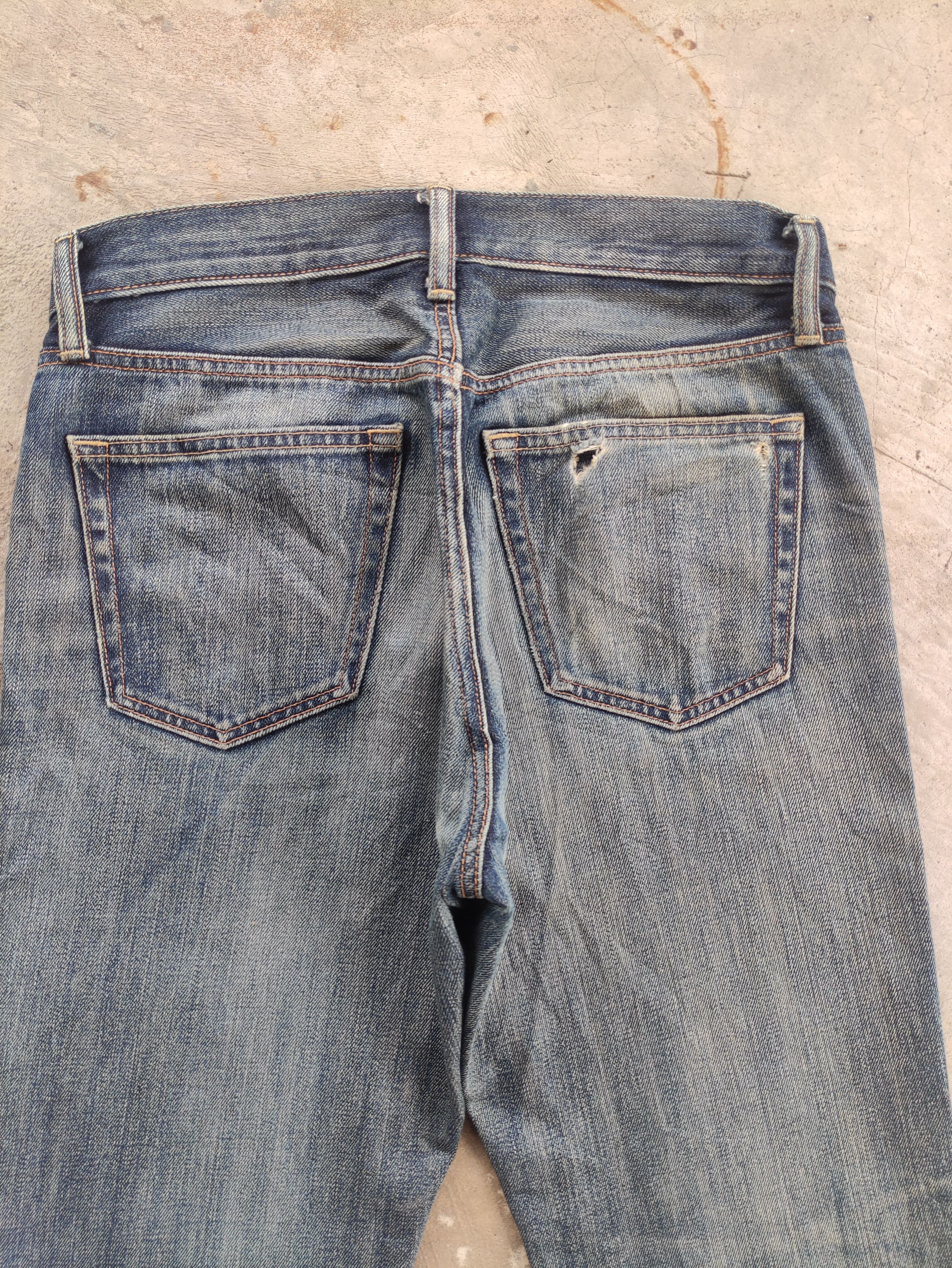 Japanese Brand Vintage Japanese Jean Distressed Faded Denim Pants Size US 31 - 9 Thumbnail