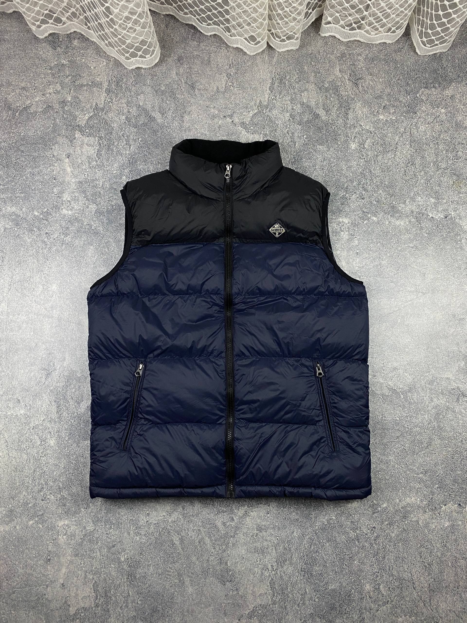 Schott SCHOTT Vest size M Black and Blue Size US M / EU 48-50 / 2 - 1 Thumbnail