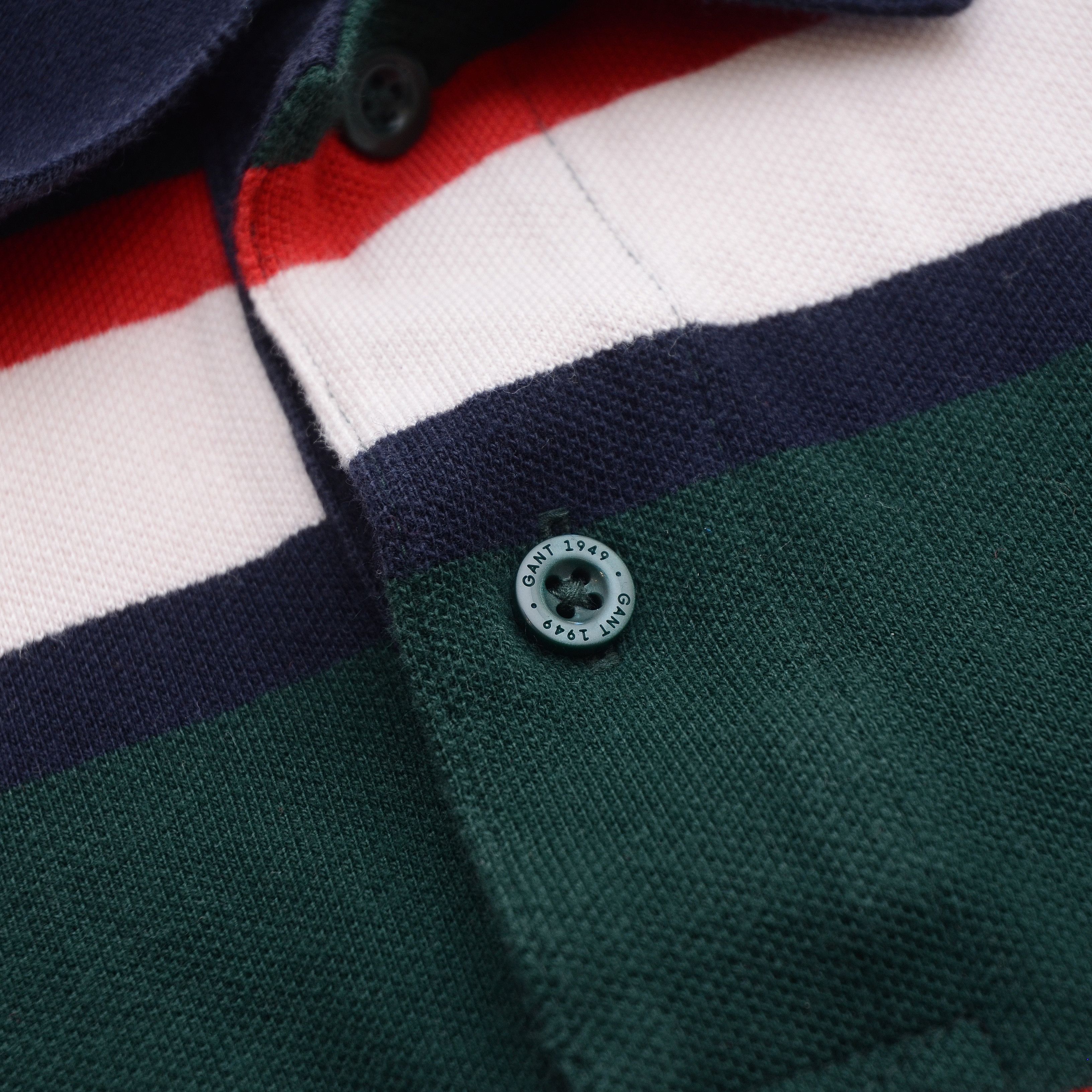 Gant Gant Polo Shirt Men’s Size M-L Stripe Casual Designer Size US M / EU 48-50 / 2 - 9 Thumbnail