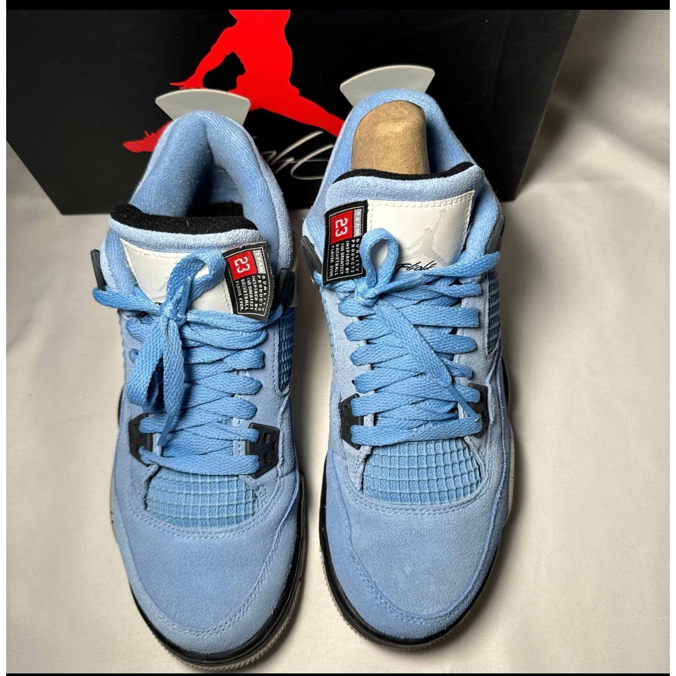 Jordan Brand × Nike Size 6.5 - Air Jordan 4 Retro GS University Blue Men's Shoes Size US 6.5 / EU 39-40 - 4 Thumbnail