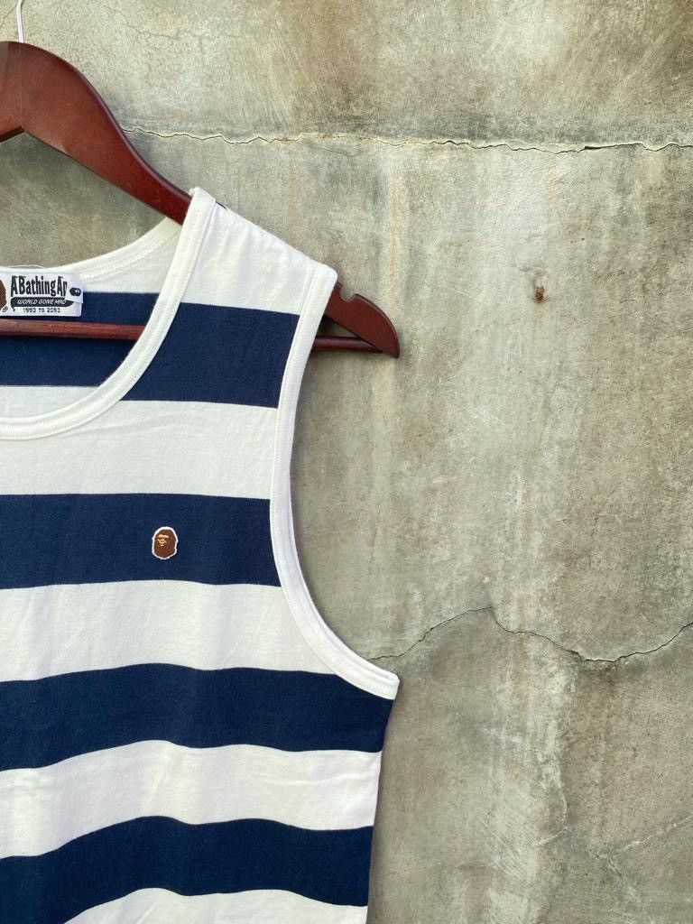 Bape Striped Tank Top Size US M / EU 48-50 / 2 - 3 Thumbnail