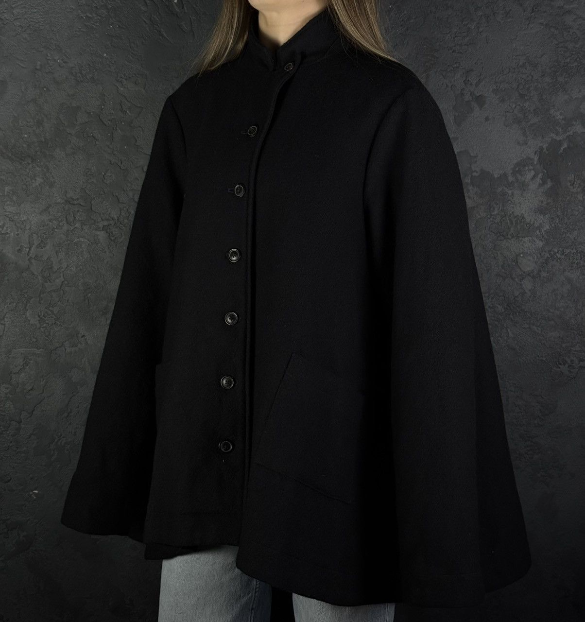 Rundholz RUNDHOLZ Avant-Garde Black Wool Jacket Oversized Size M / US 6-8 / IT 42-44 - 2 Thumbnail