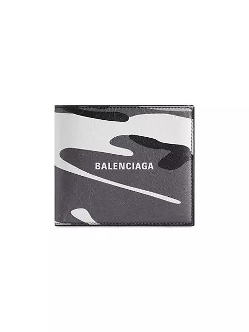 Balenciaga o1mt1gz1124 Size: OS / Cash Square Folded Coin Wallet Camo Size ONE SIZE - 1 Thumbnail