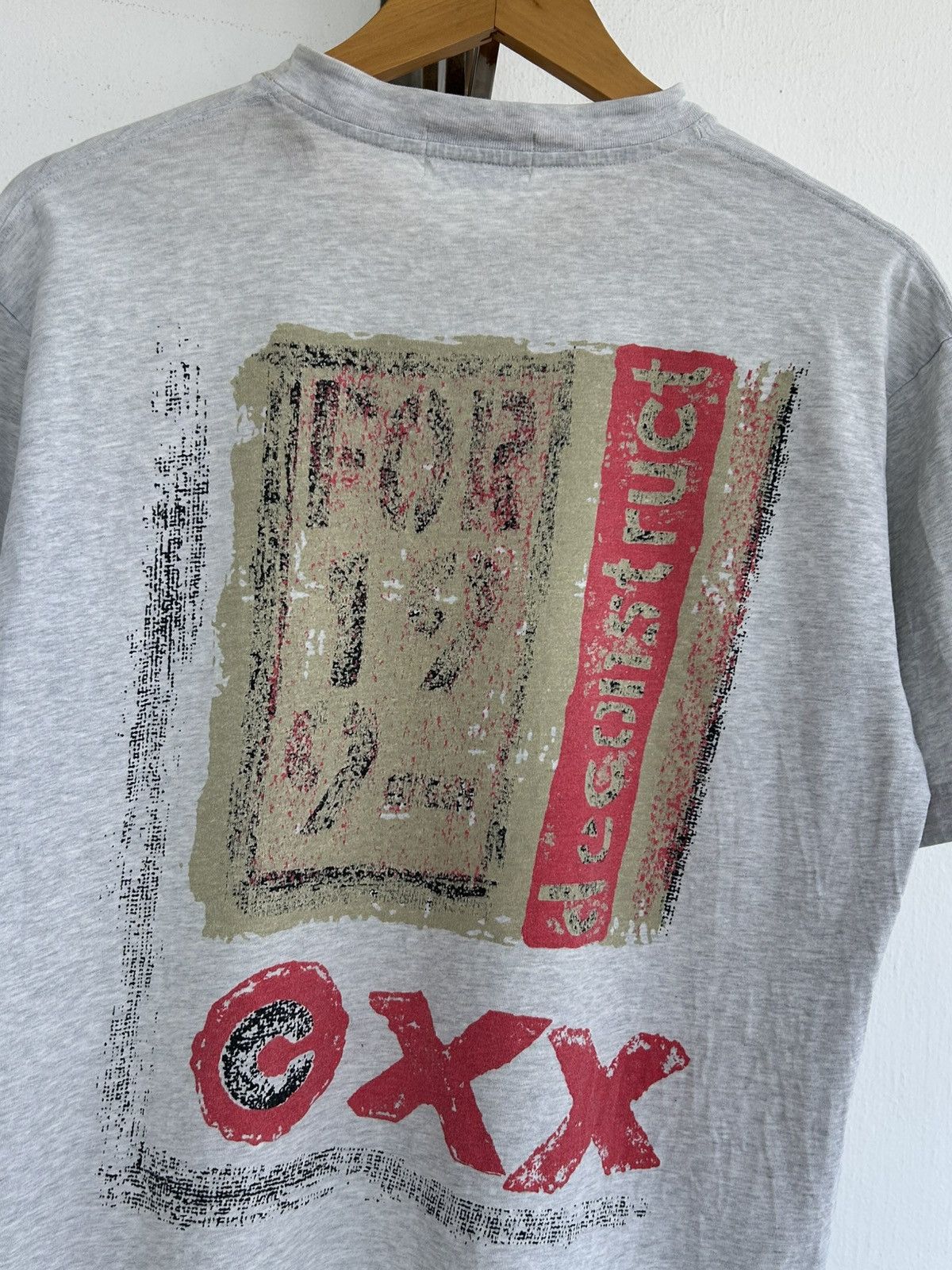 Issey Miyake Ixiz Deconstruct Japan Vneck Gray Tee Size US L / EU 52-54 / 3 - 4 Thumbnail