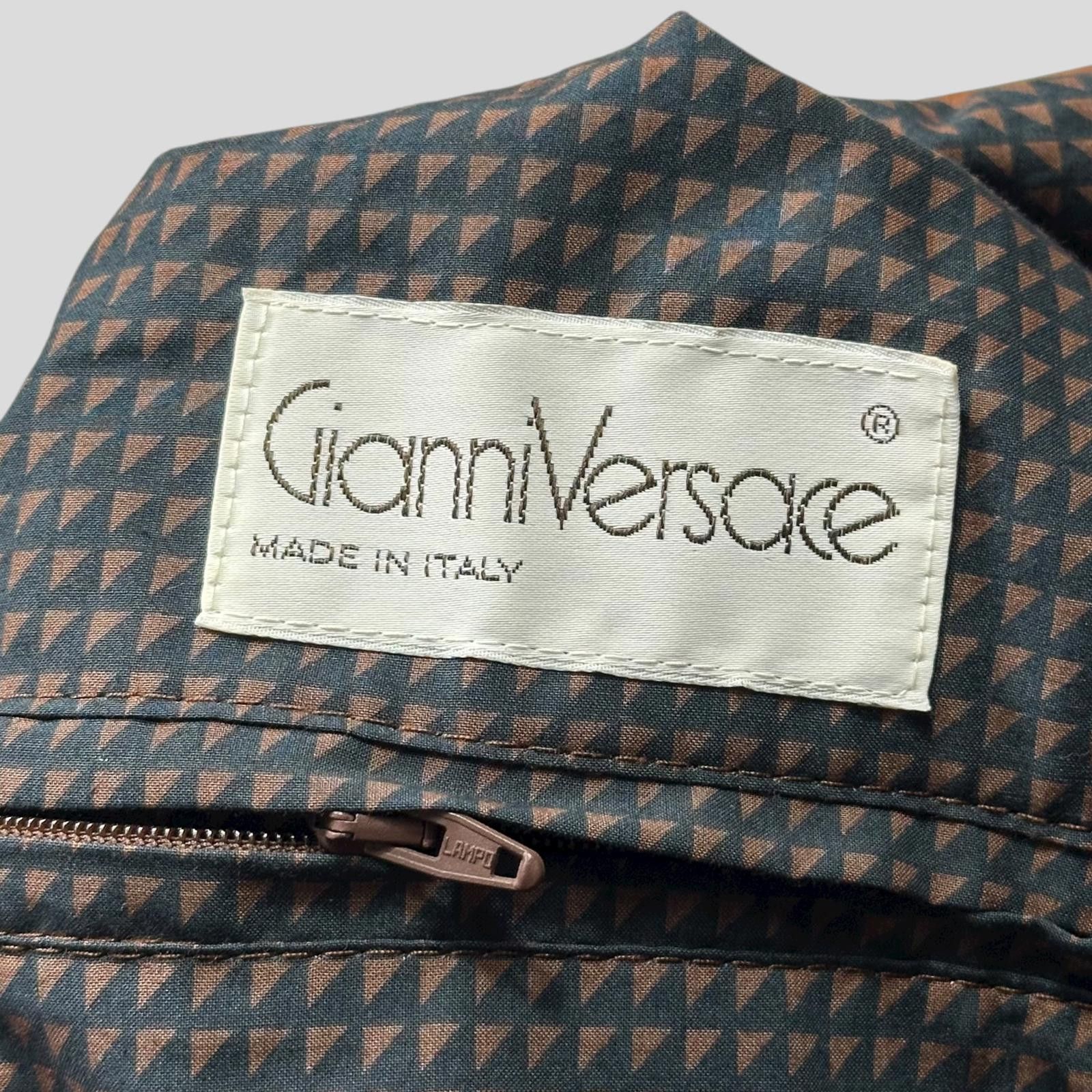 Versace Gianni Versace 80’s Leather Kimono Open Bomber Jacket - L Size US L / EU 52-54 / 3 - 8 Thumbnail
