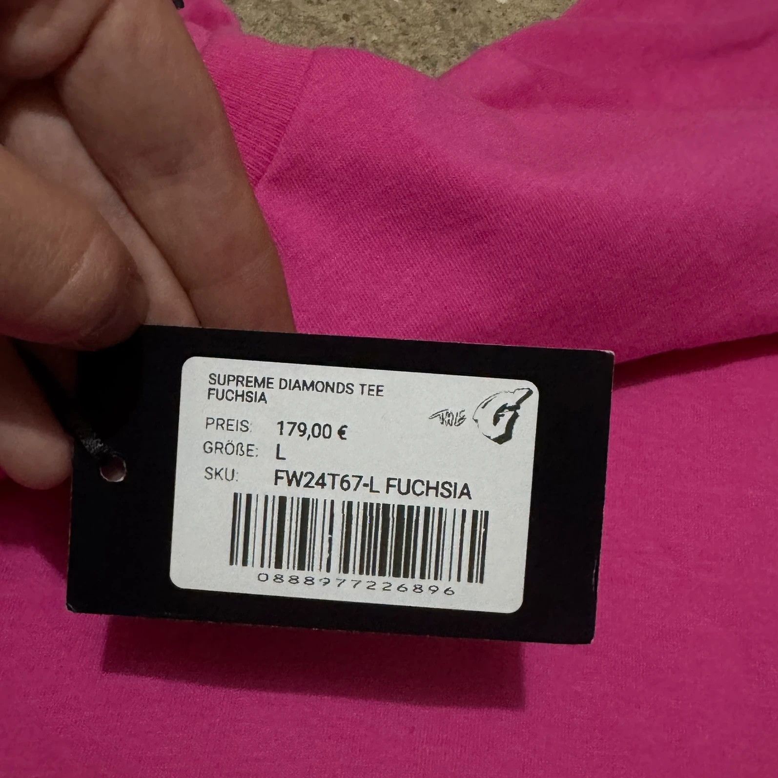Supreme Supreme diamonds t-shirt Size US M / EU 48-50 / 2 - 8 Thumbnail