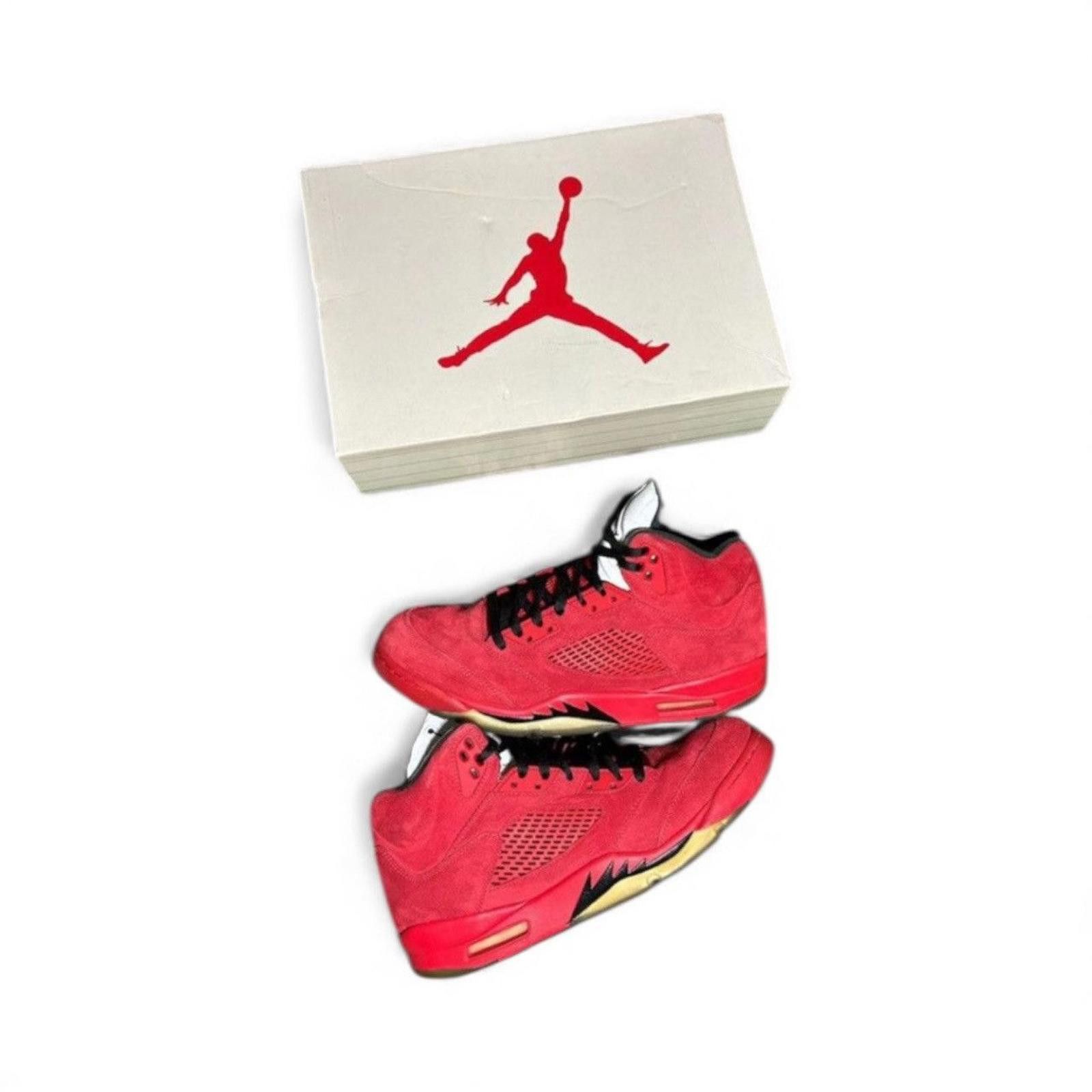 Jordan Brand Jordan 5 “Red Suede” Size US 11 / EU 44 - 1 Thumbnail
