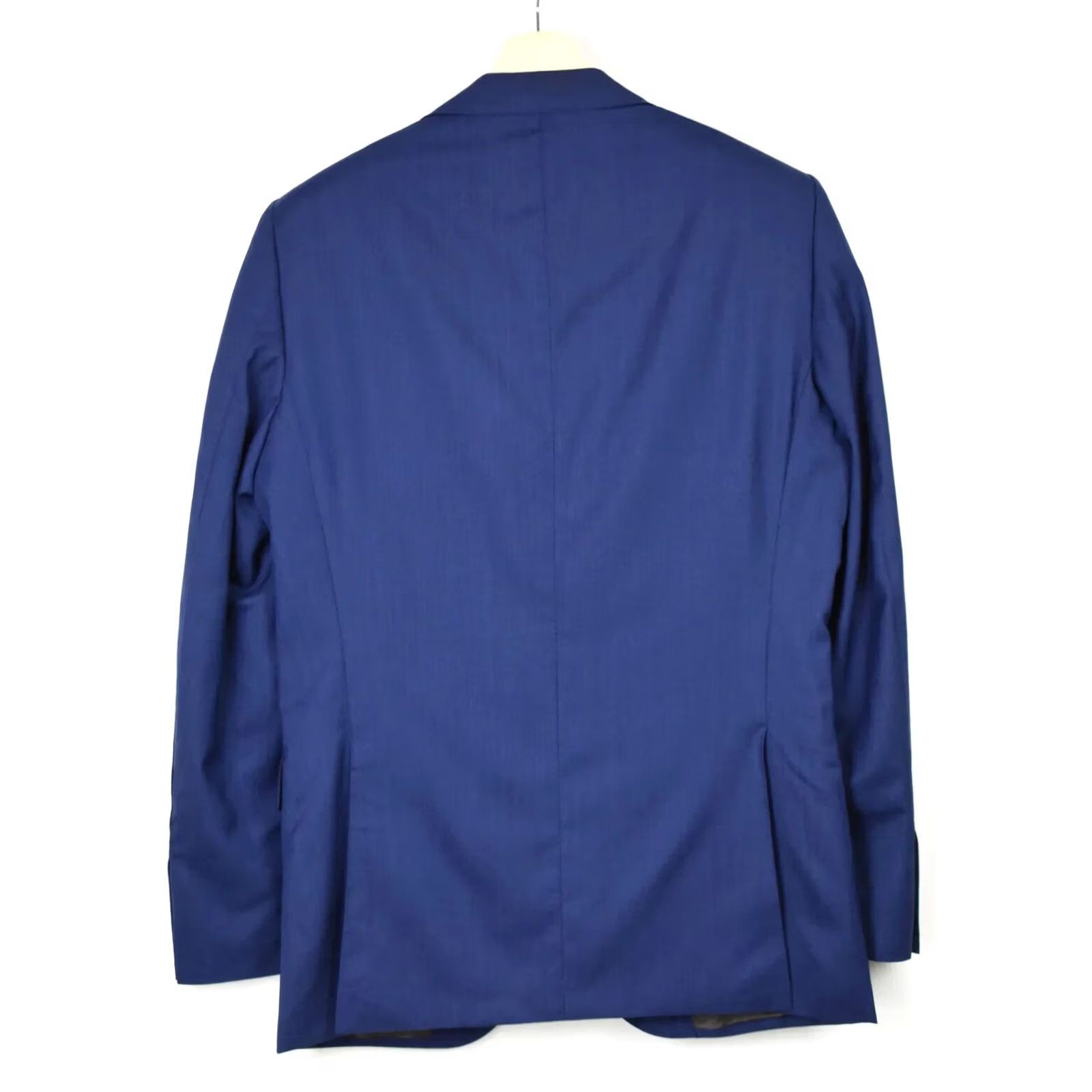 Suitsupply Suitsupply Lazio Single Breasted Slim Blazer Men UK 44L Blue Wool Lined Notch Jacket Long Sleeve Button 2 Front Casual Holiday Mens Size 44R - 3 Thumbnail
