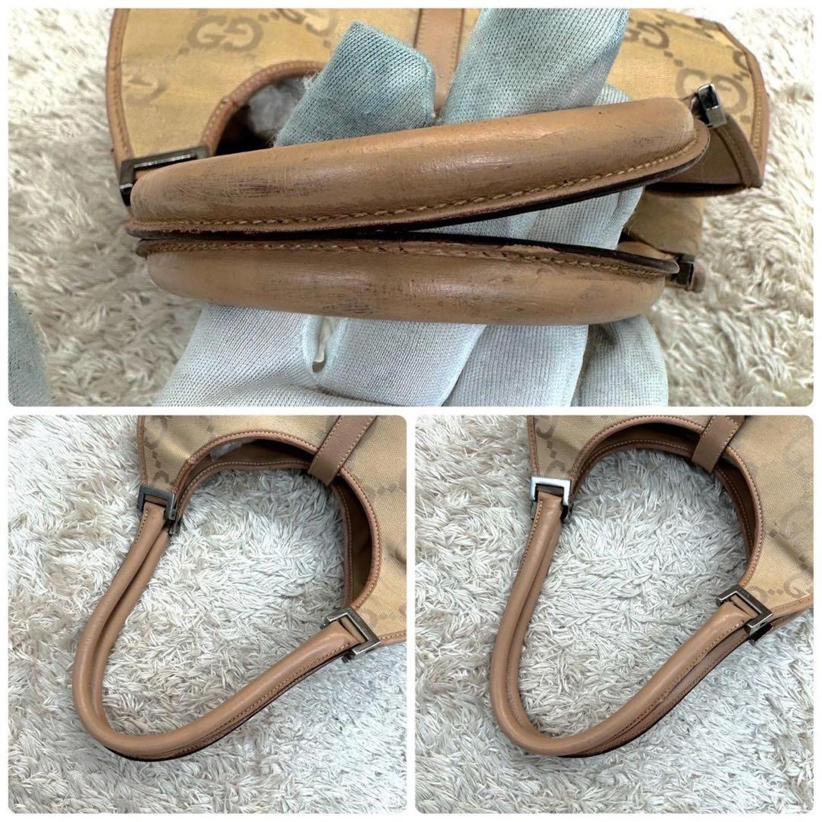 Gucci Gucci - Beige Monogram Canvas Shoulder Bag Size ONE SIZE - 4 Thumbnail