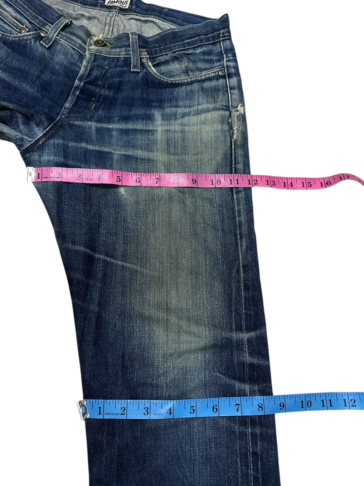 Kapital Trashed Distress Denim Naked&Famous Selvedge . Size US 32 / EU 48 - 20 Thumbnail