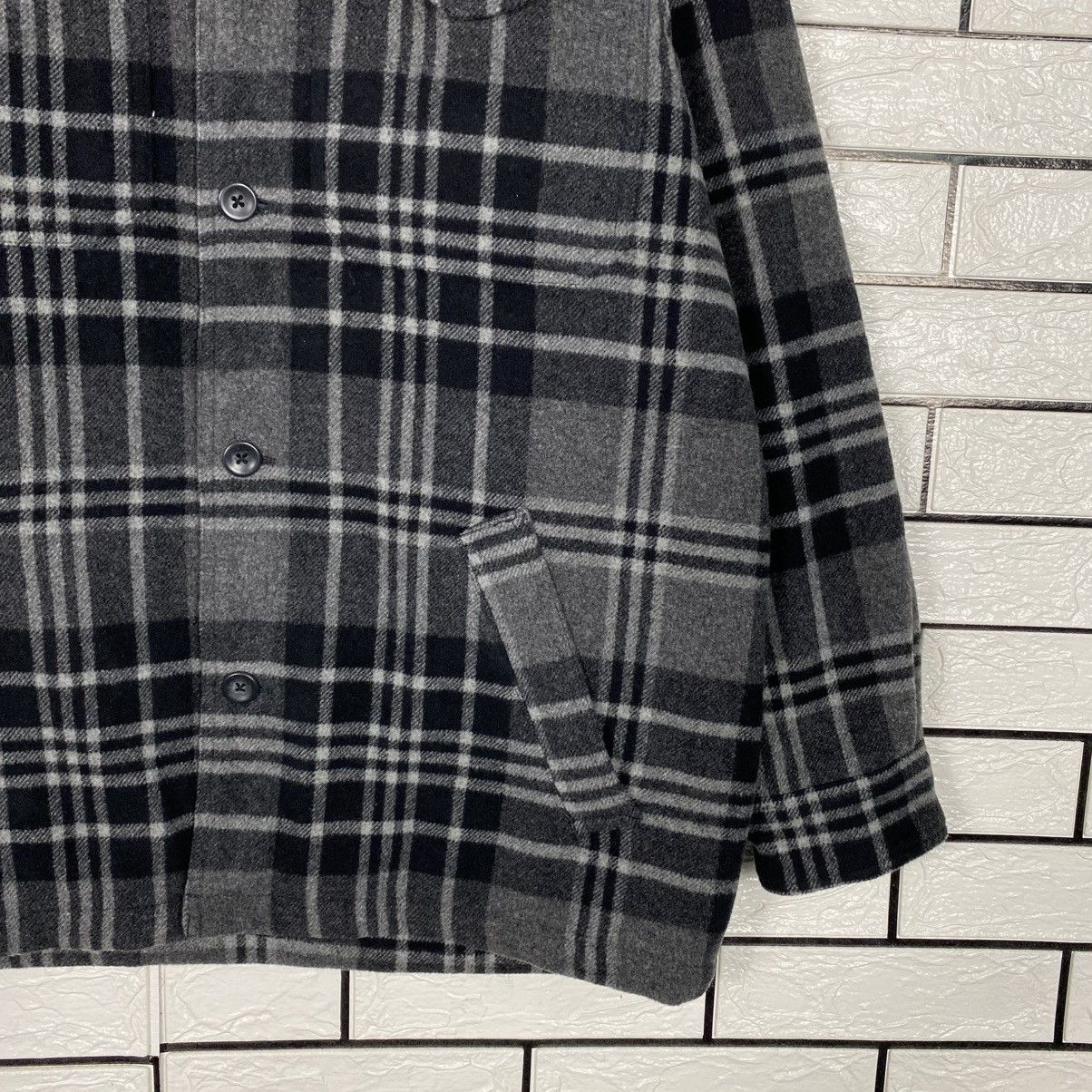 Japanese Brand Vintage Wool Jacket Eddie Bauer Tartan Design Issey Miyake Size US S / EU 44-46 / 1 - 6 Thumbnail
