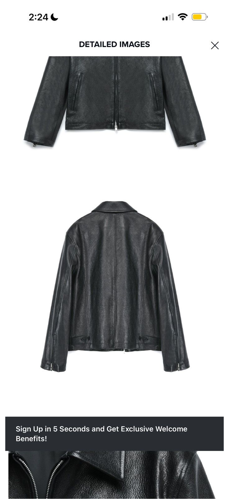 Other Rolling Studios GOATSKIN Leather jacket Size US M / EU 48-50 / 2 - 4 Thumbnail