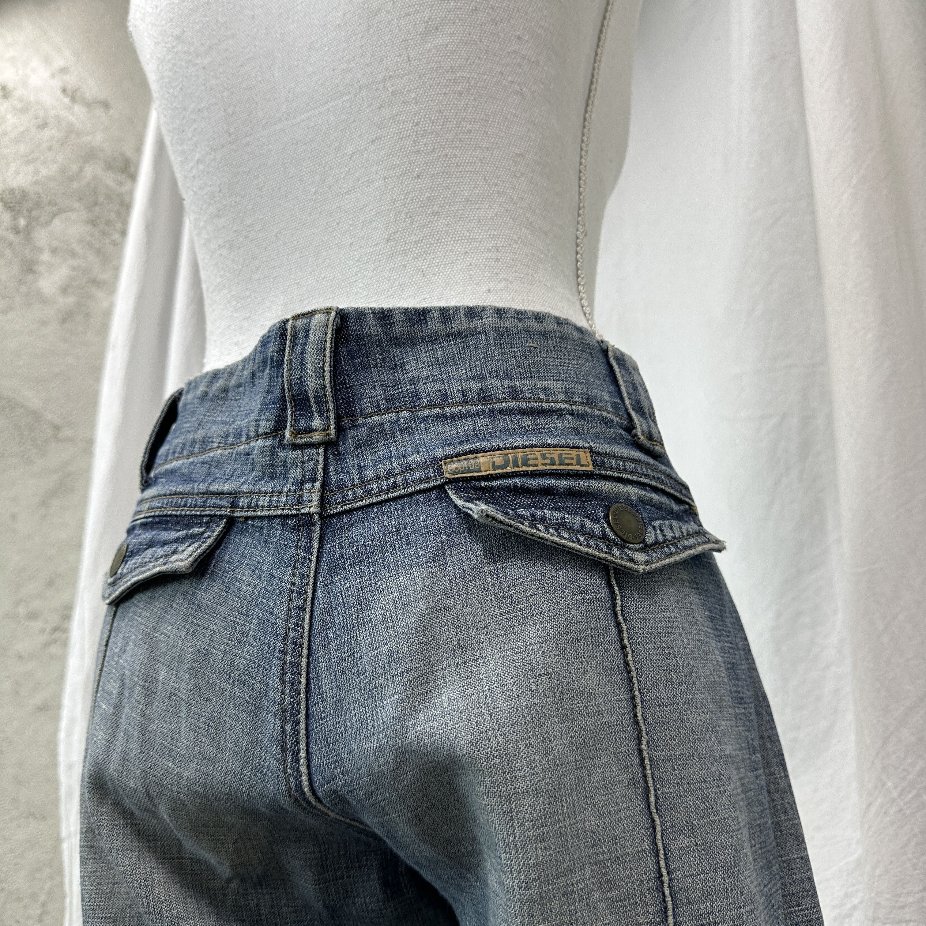Diesel Vintage Denim Streetwear Diesel Capri Jeans Y2K Size 32" / US 10 / IT 46 - 5 Thumbnail