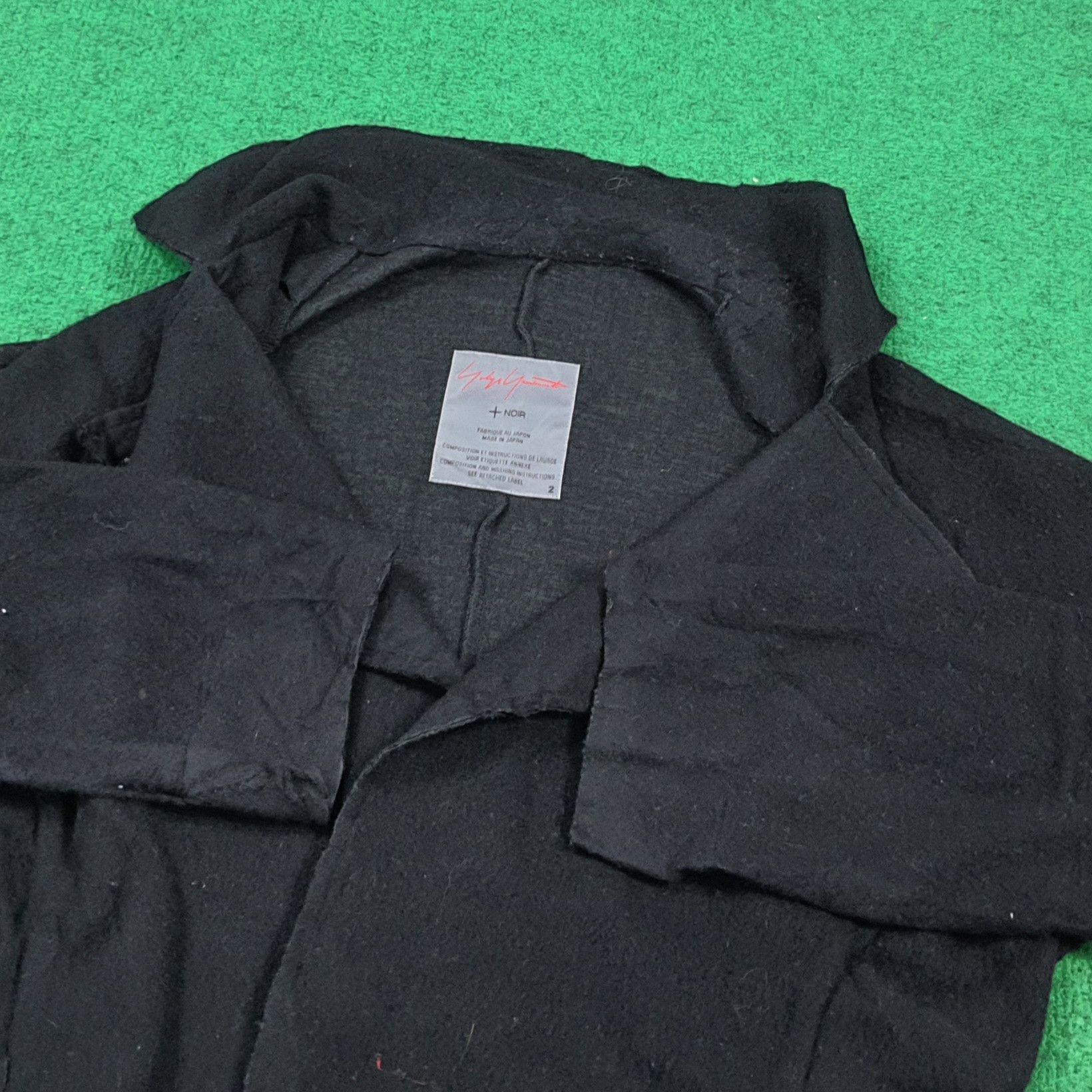 Yohji Yamamoto Archival Yohji Yamamoto +NOIR Wool Blend Avant-Garde Jacket Size US S / EU 44-46 / 1 - 4 Thumbnail