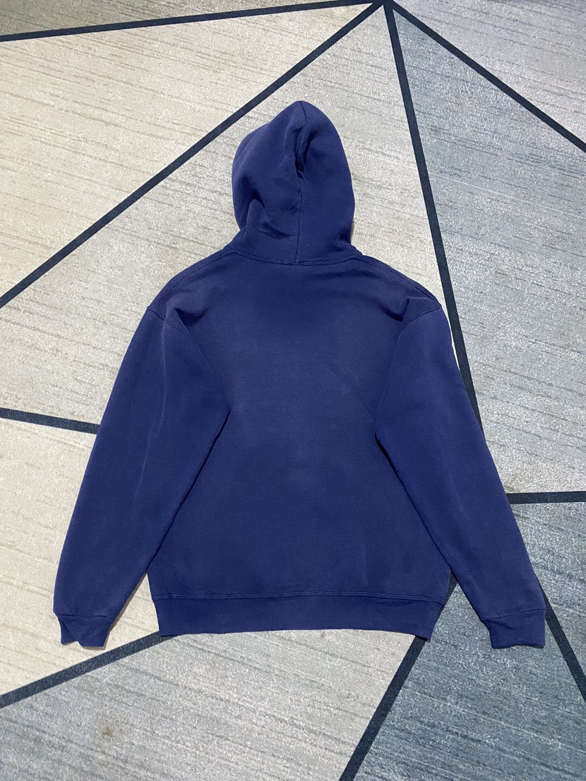 L.L. Bean Vintage LL Bean X Russell Athlentic Hoodie Navy Spellout Size US M / EU 48-50 / 2 - 2 Thumbnail