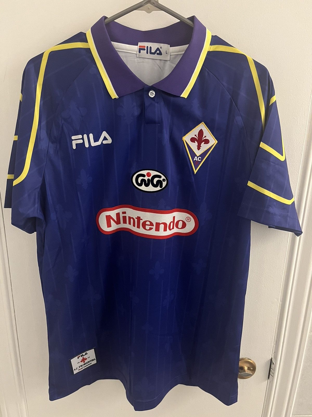 Vintage Fiorentina 1998-1999 Retro Jersey. Batistuta #9. | Grailed