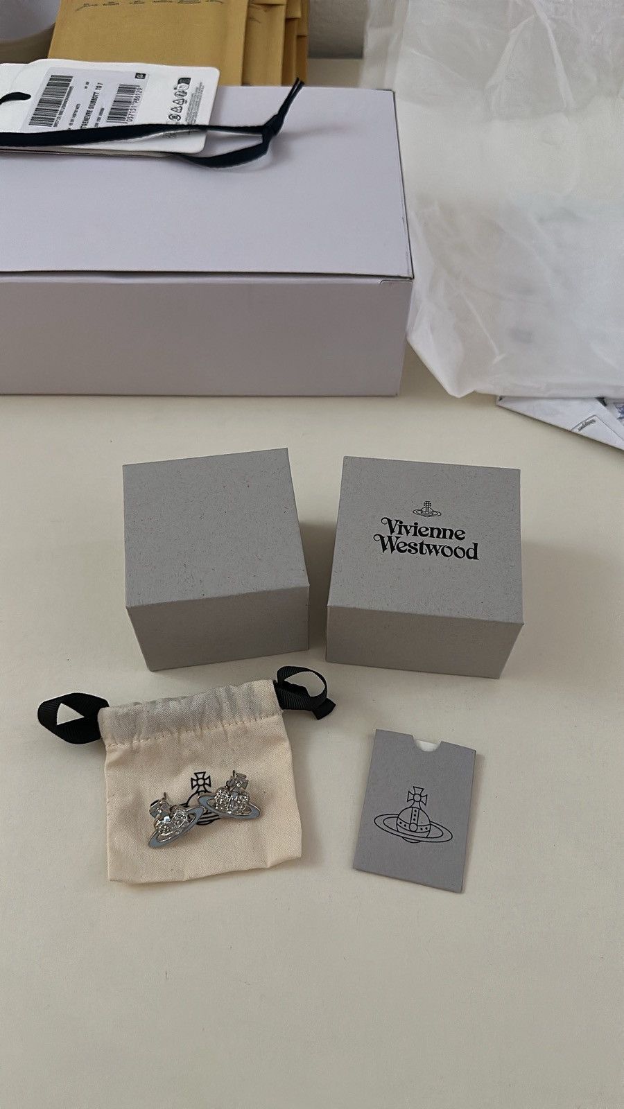 Vivienne Westwood Vivienne Weswtood Heart earrings Size ONE SIZE - 5 Thumbnail