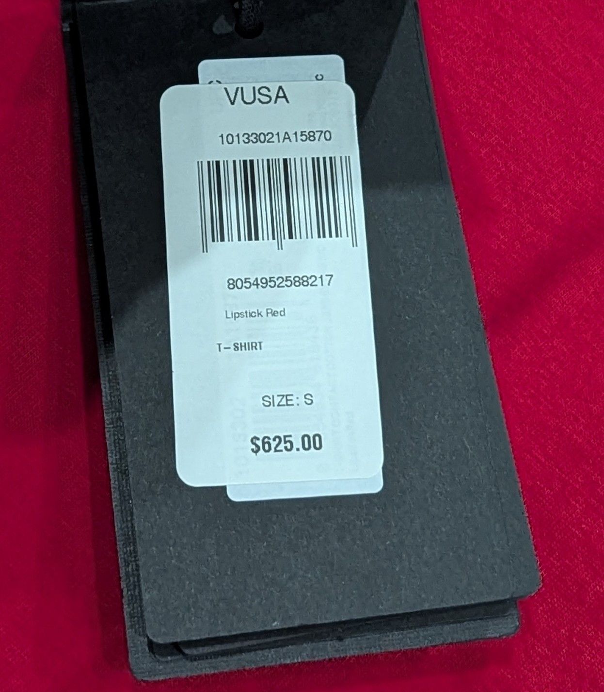 Versace VERSACE Medusa Column Logo Crewneck T-Shirt Red/Gold Small Size US S / EU 44-46 / 1 - 7 Thumbnail