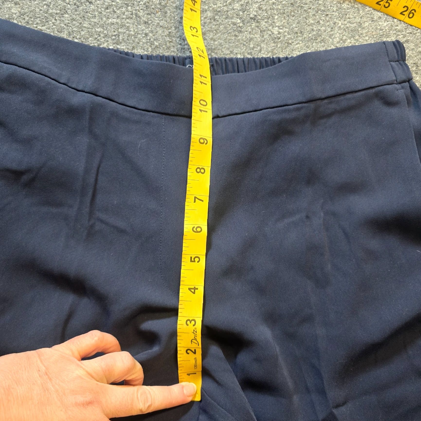J.Crew J.CREW Pants Womens Size 12 Blue Relaxed Taper Pull On Career Minimal Capsule Dress Pants Size 34" / US 12 / IT 48 - 6 Thumbnail
