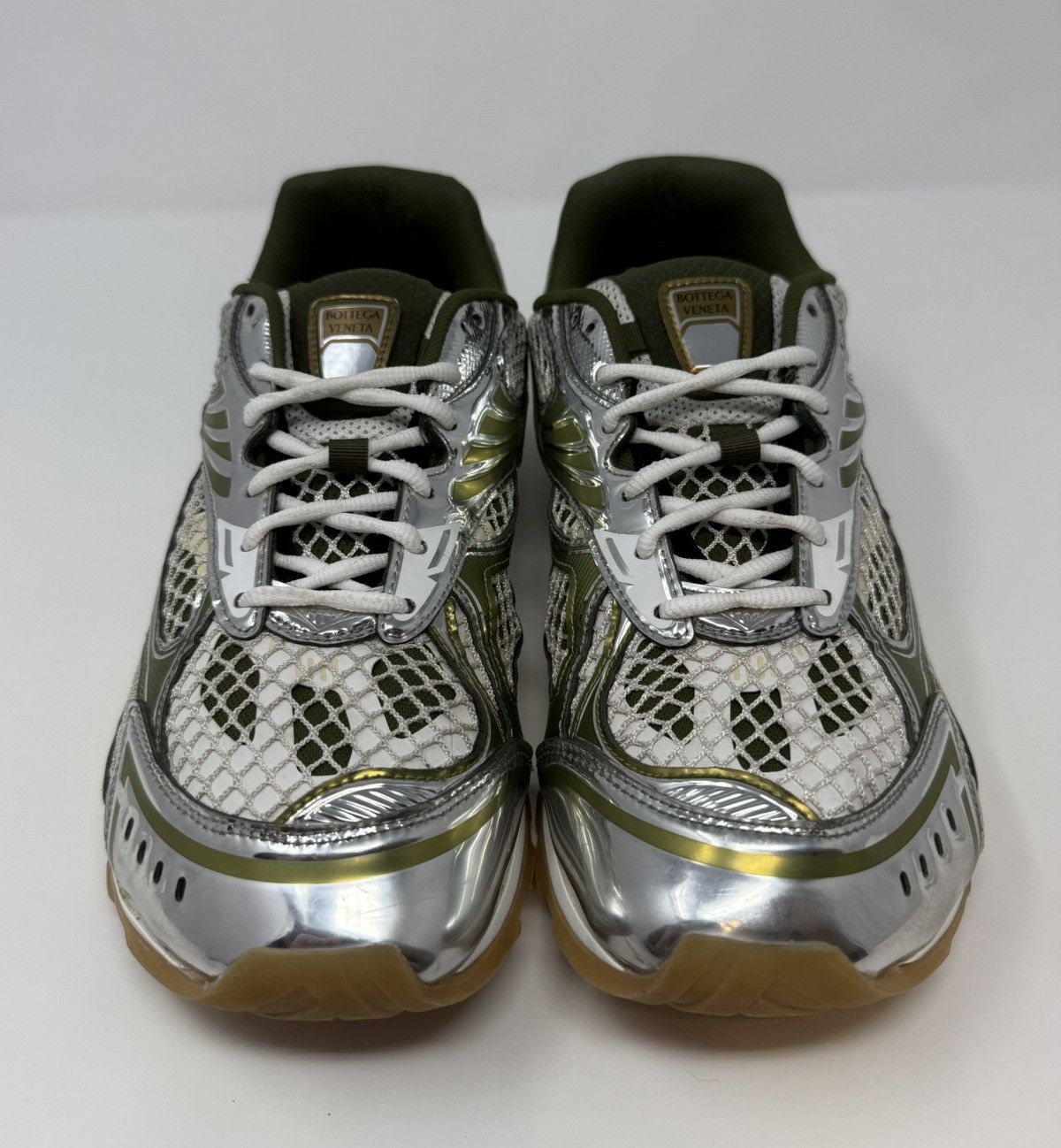 Bottega Veneta Bottega Veneta Orbit Sneaker Mud/White Size US 11 / EU 44 - 2 Thumbnail