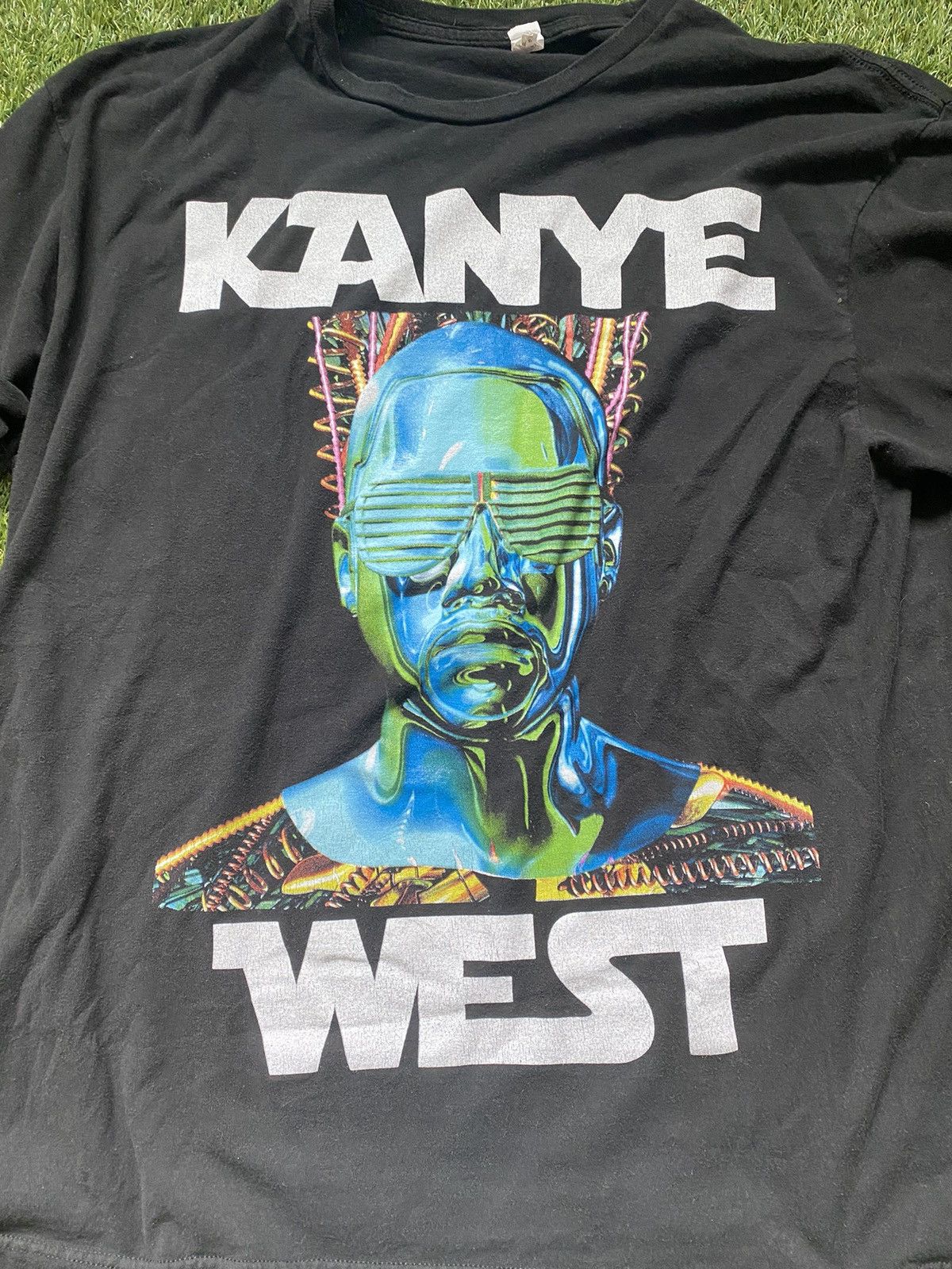 Kanye West × Vintage 2008 Kanye West ‘Glow in the Dark’ Tour T-Shirt XL Size US XL / EU 56 / 4 - 2 Thumbnail