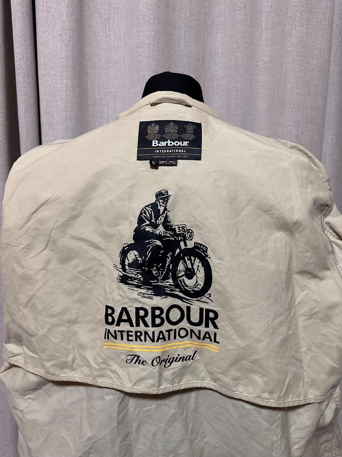 Barbour Barbour Men's Beige Slant Pocket Technical Fabric Jacket XL Size US XL / EU 56 / 4 - 8 Thumbnail