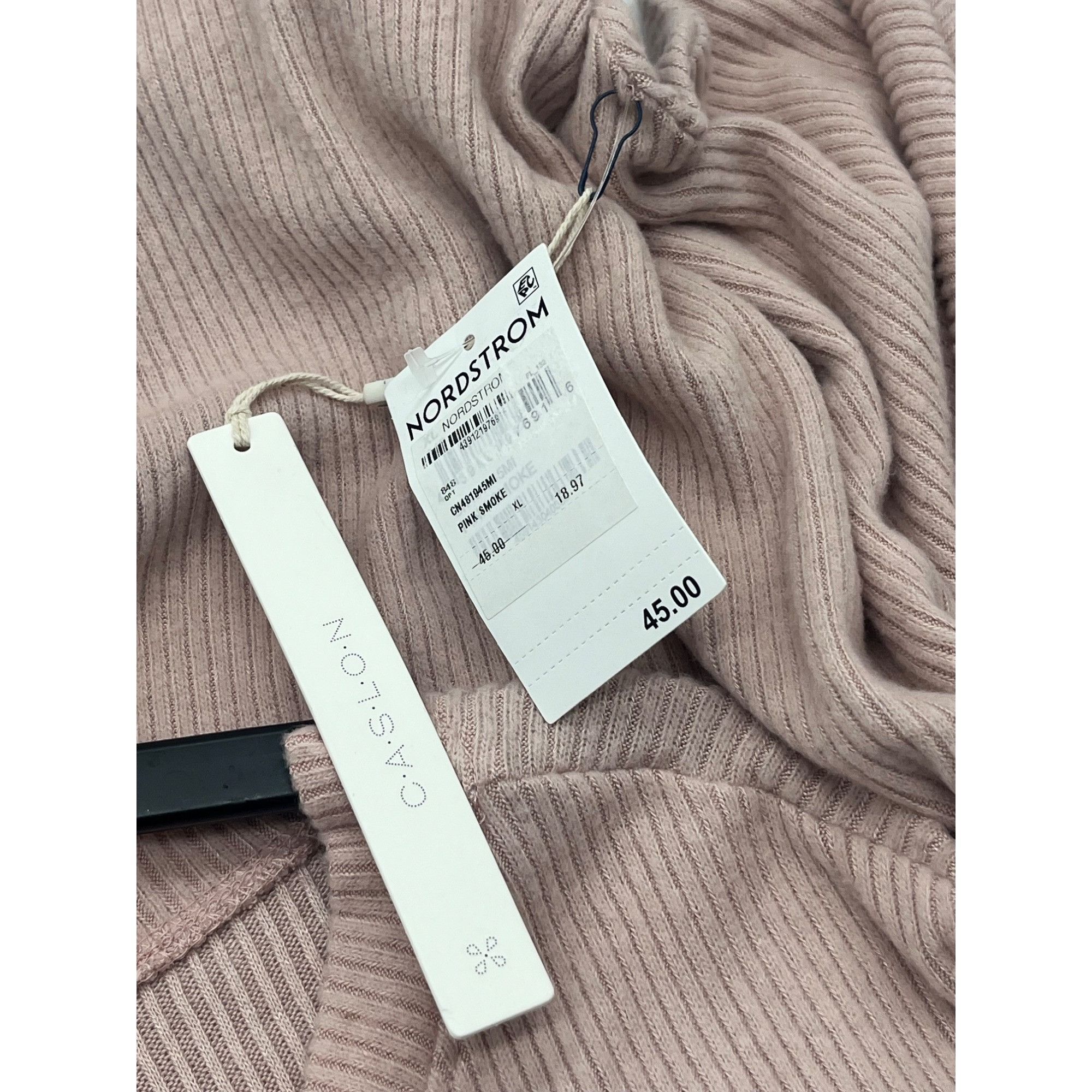 Other Caslon Dolman Sleeve Rib Sweater In Pink Smoke, Sz. XL Size XL / US 12-14 / IT 48-50 - 6 Thumbnail