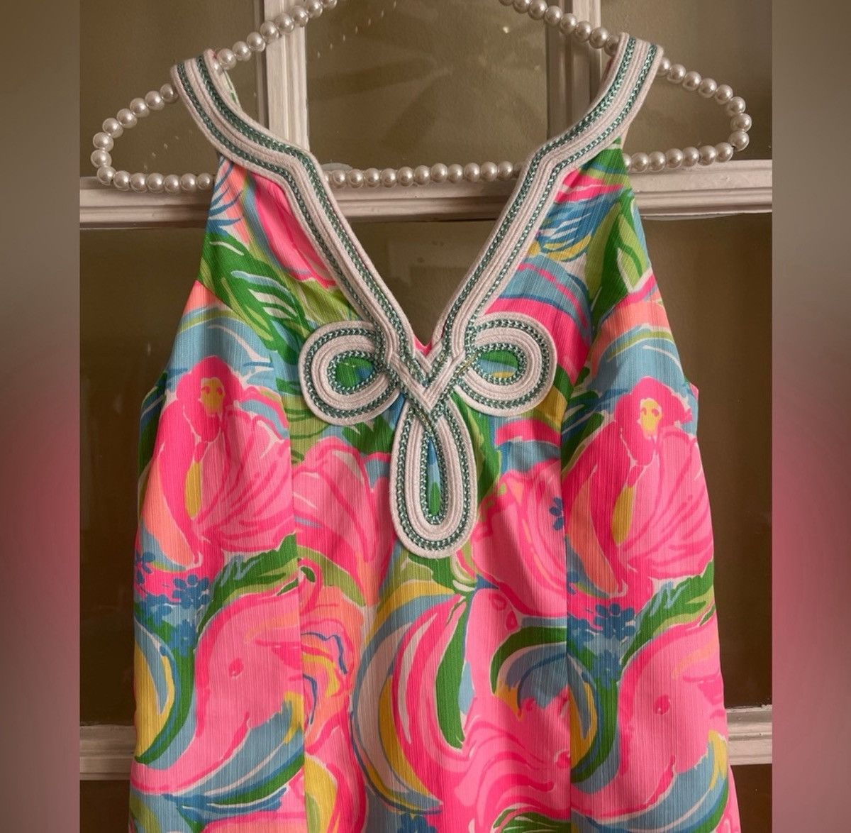 Lilly Pulitzer Lilly Pulitzer Tessa Shift So A Peeling Dress Size XXS / US 00 / IT 34 - 4 Thumbnail