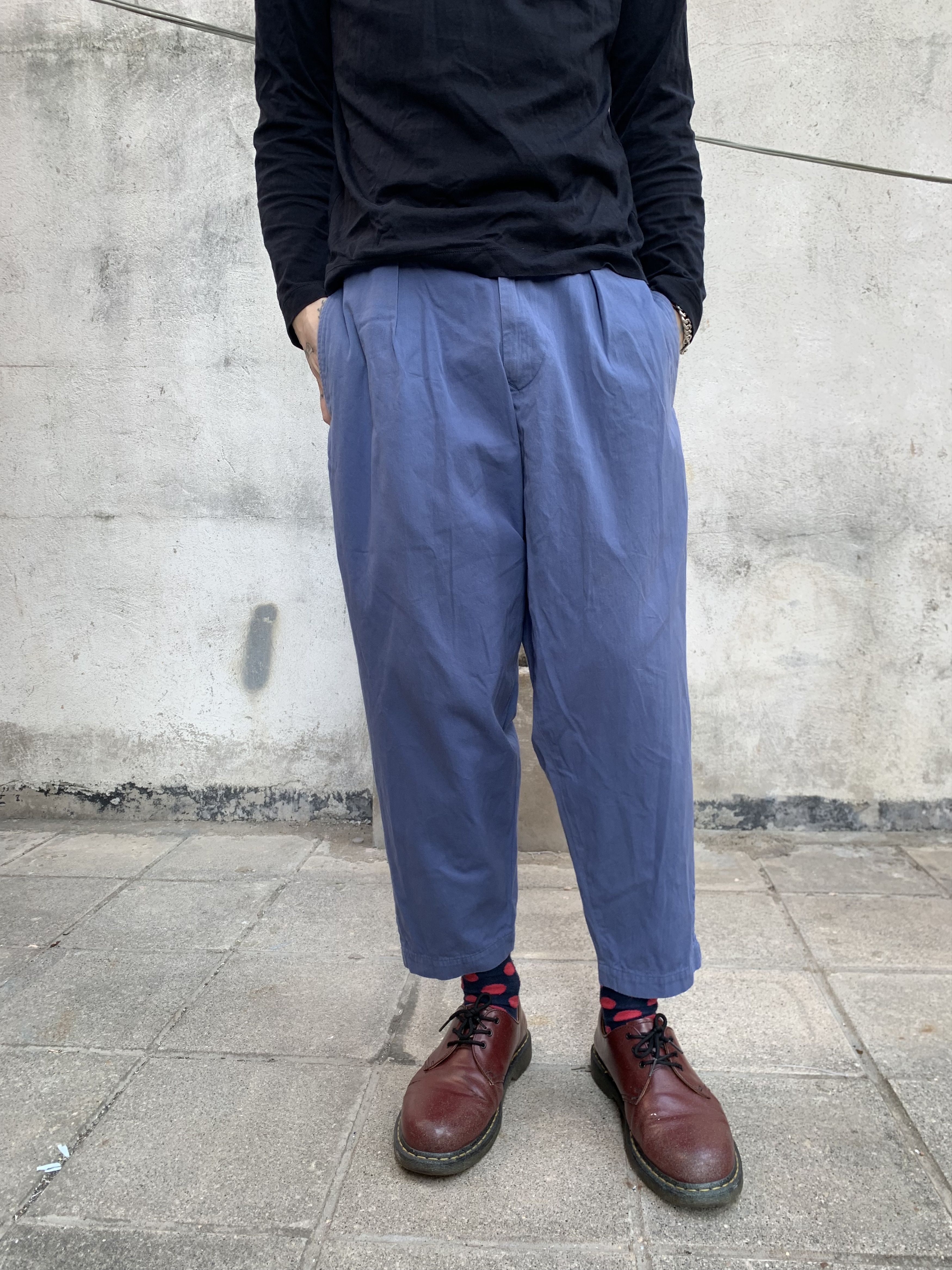 Yohji Yamamoto Yohji Yamamoto Pour Homme Dip Dye Cropped Pants Size US 32 / EU 48 - 2 Thumbnail