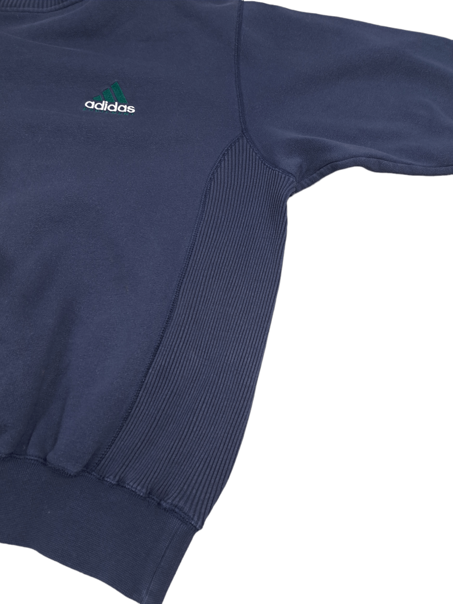 Adidas × Vintage 💎 80's Vintage Adidas Equipment Big Logo Faded Sweatshirt Size US M / EU 48-50 / 2 - 5 Thumbnail