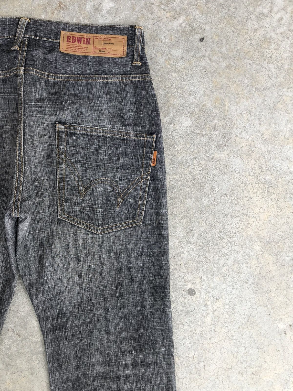 If Six Was Nine Edwin Flare Jeans Distressed Jeans Loose Size US 31 - 10 Thumbnail