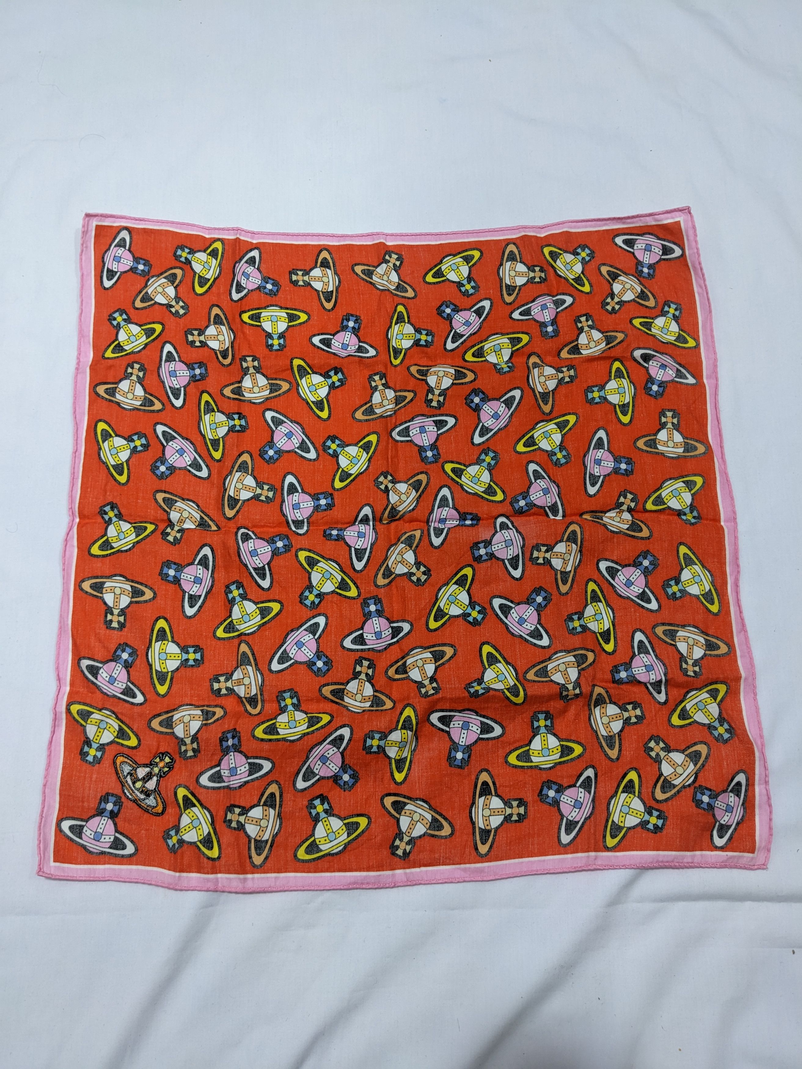 Designer × Vivienne Westwood Vivienne Westwood Monogram Pocket Square Size ONE SIZE - 2 Thumbnail