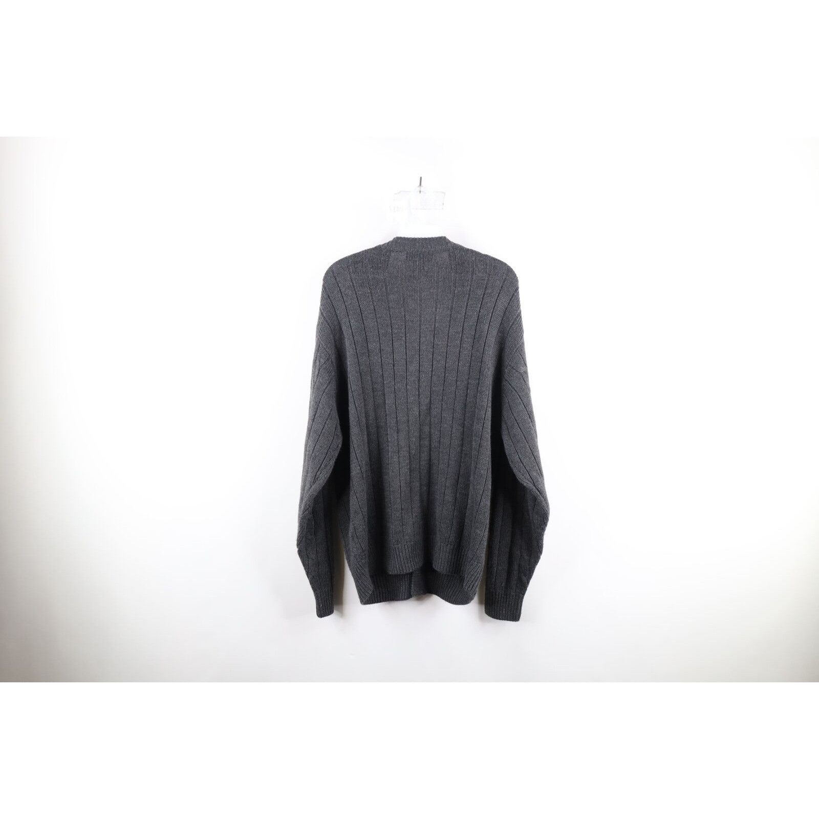 Vintage Vintage 90s Cable Knit Kurt Cobain Cardigan Sweater Size US L / EU 52-54 / 3 - 6 Thumbnail