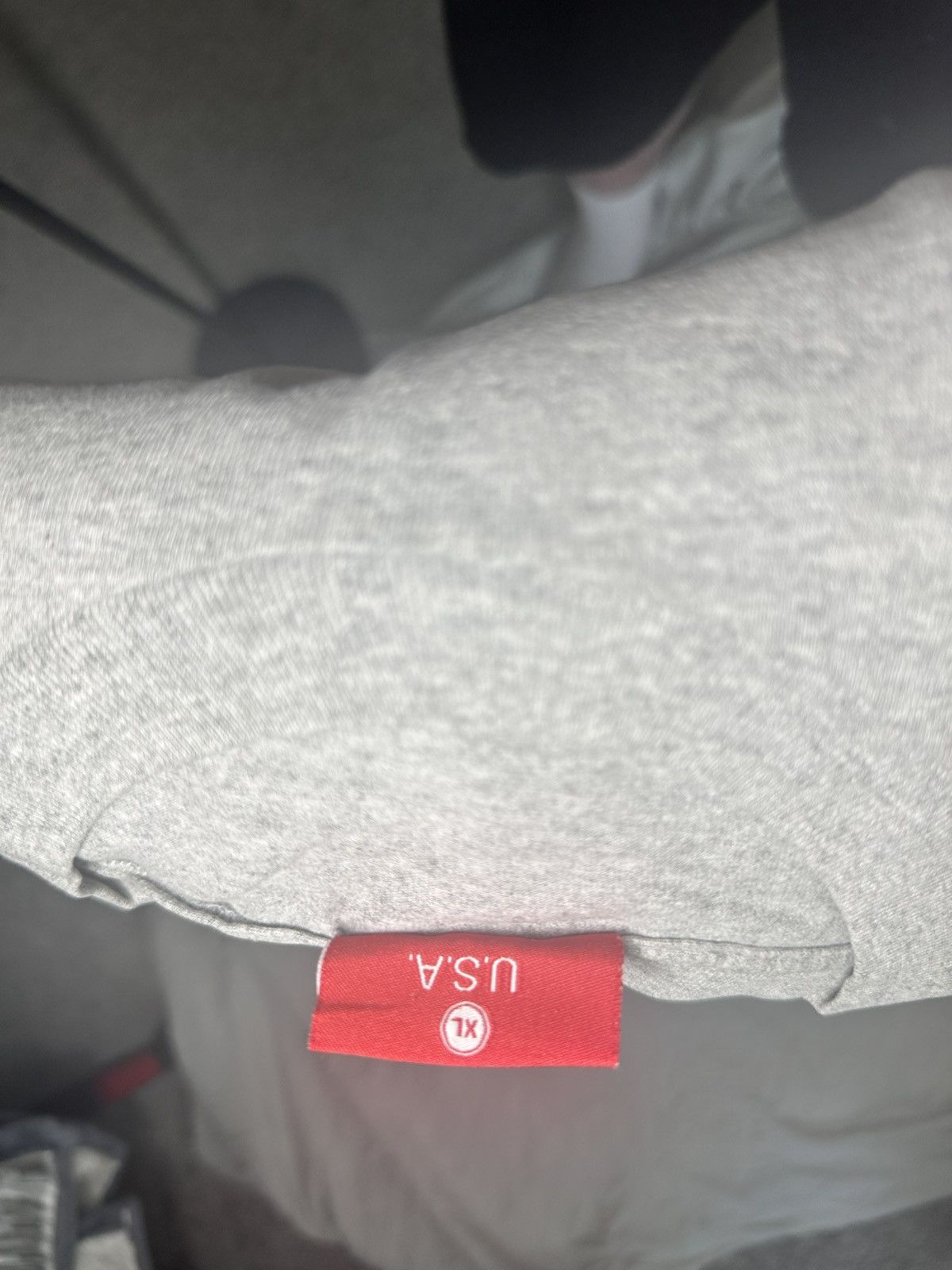 Supreme 1997 Supreme Burberry Box Logo Gray Tee XL Size US XL / EU 56 / 4 - 6 Thumbnail