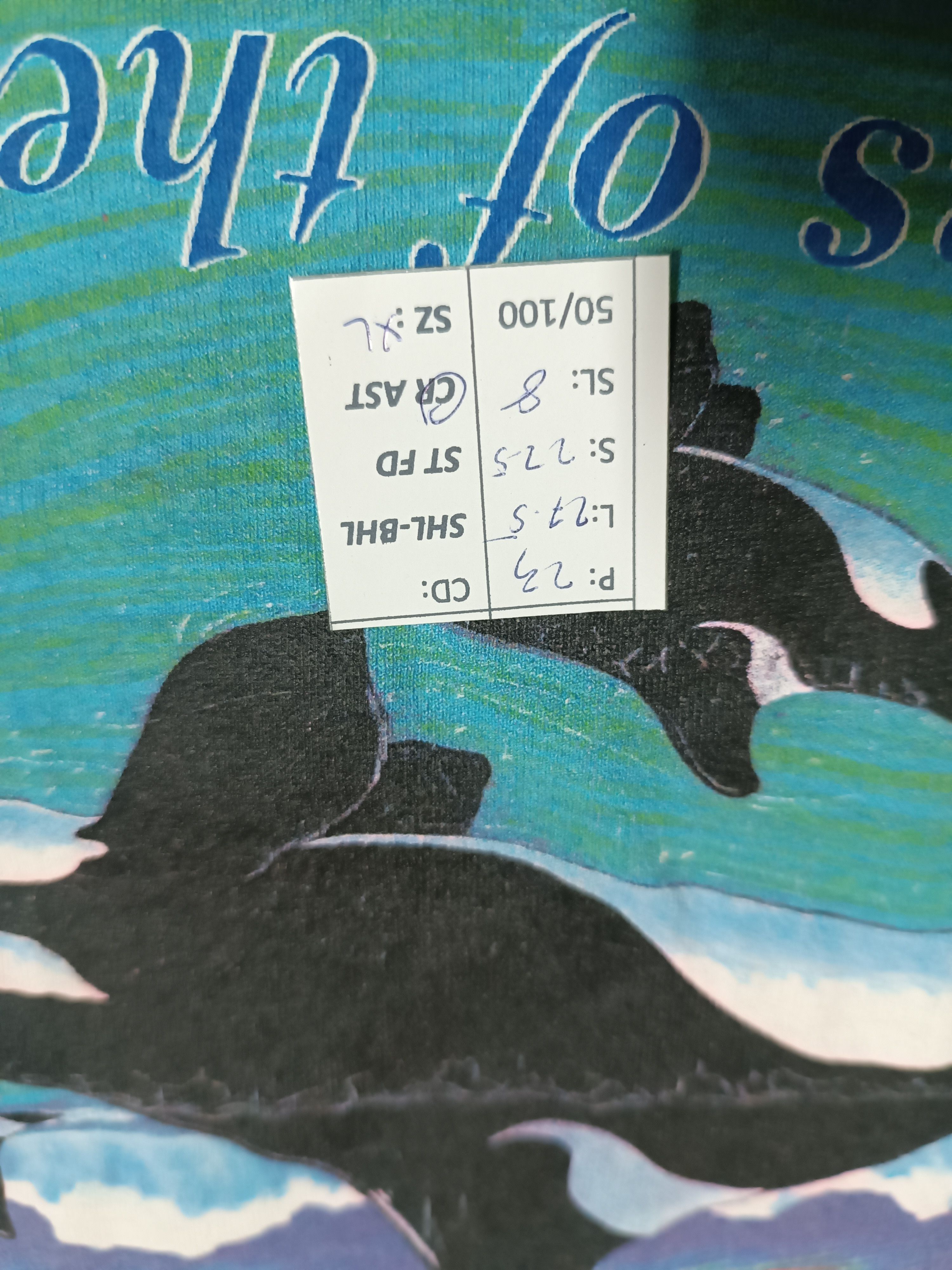 Vintage VINTAGE '94 VOICES OF THE SEA ORCA TEE FREE WILLY WHALE FISH Size US XL / EU 56 / 4 - 22 Thumbnail