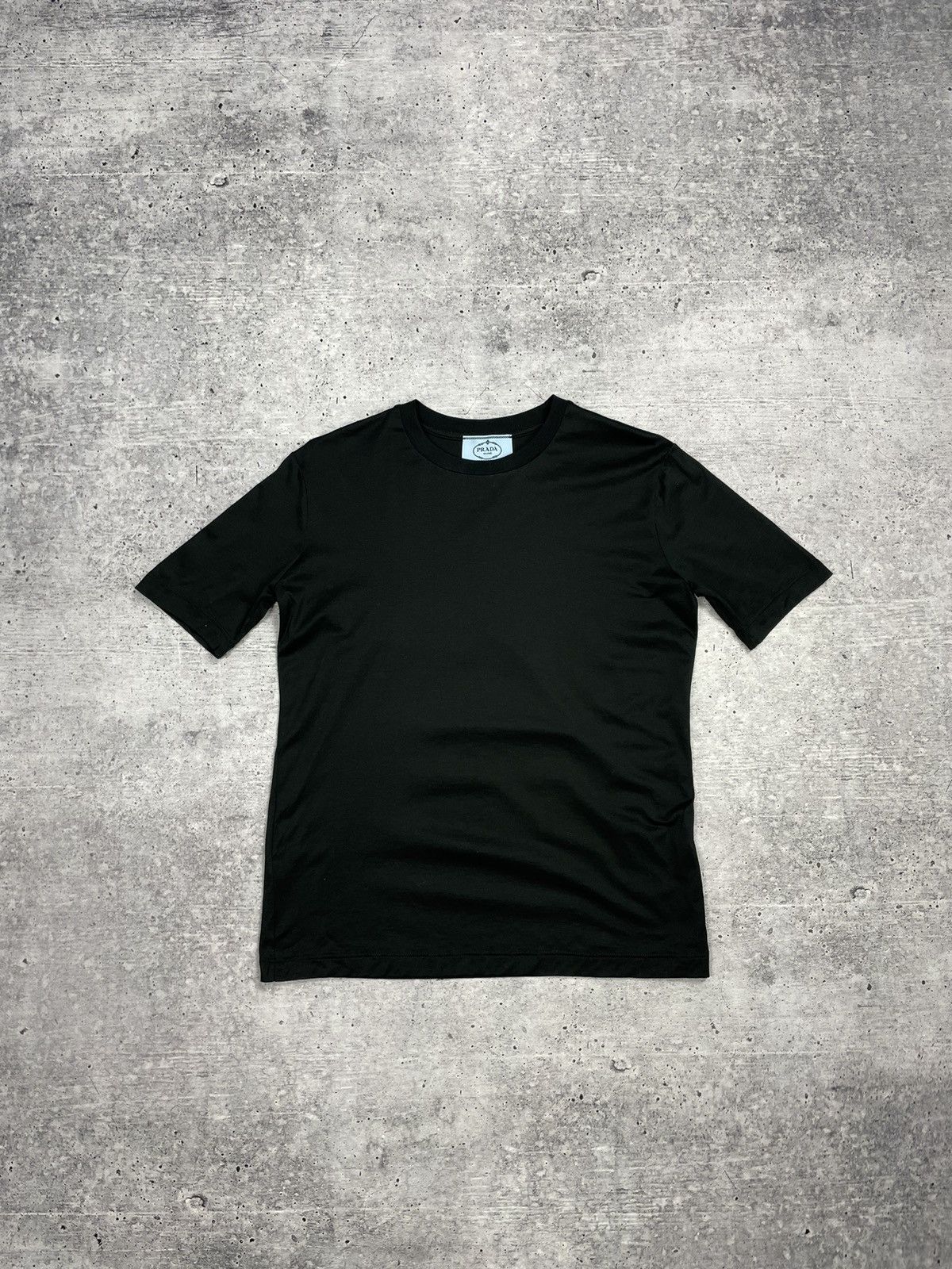 Prada Vintage Prada Milano Black Classic Luxury Rare T- Shirt Tee Size XS / US 0-2 / IT 36-38 - 1 Thumbnail