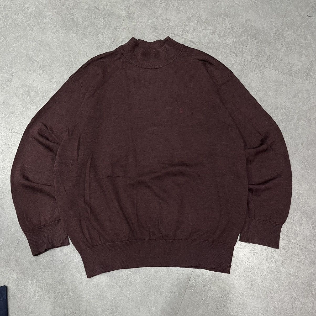 YSL Turtle Neck Knited Smal Logo