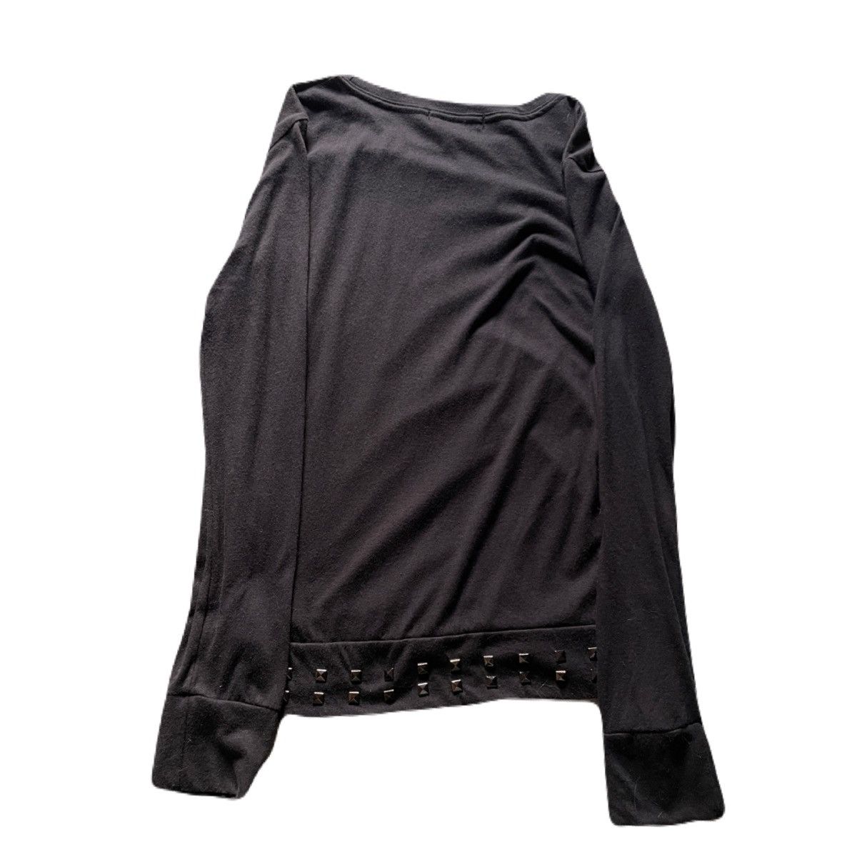 If Six Was Nine 2000s JURY BLACK Studded Skull Vkei Long Sleeve Tee Size US S / EU 44-46 / 1 - 4 Thumbnail