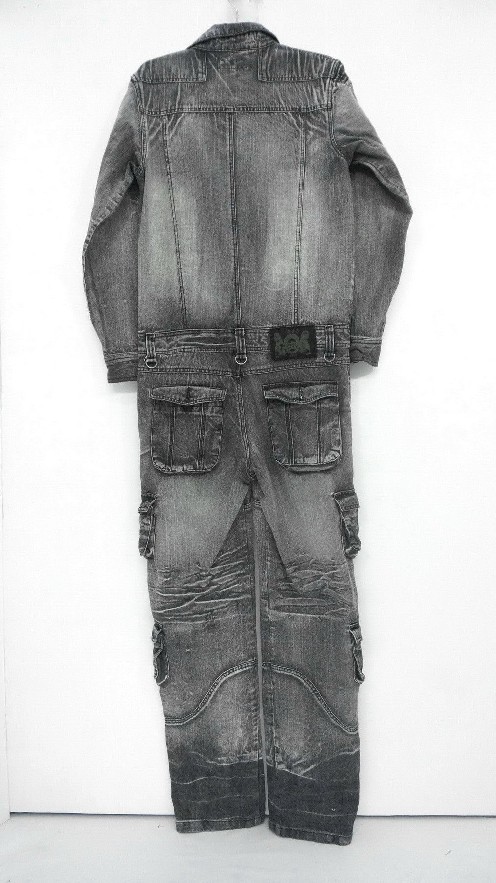 Japanese Brand 🔥Sick! LOWBOX Japan Multipocket Denim Coverall Size US 33 - 3 Thumbnail