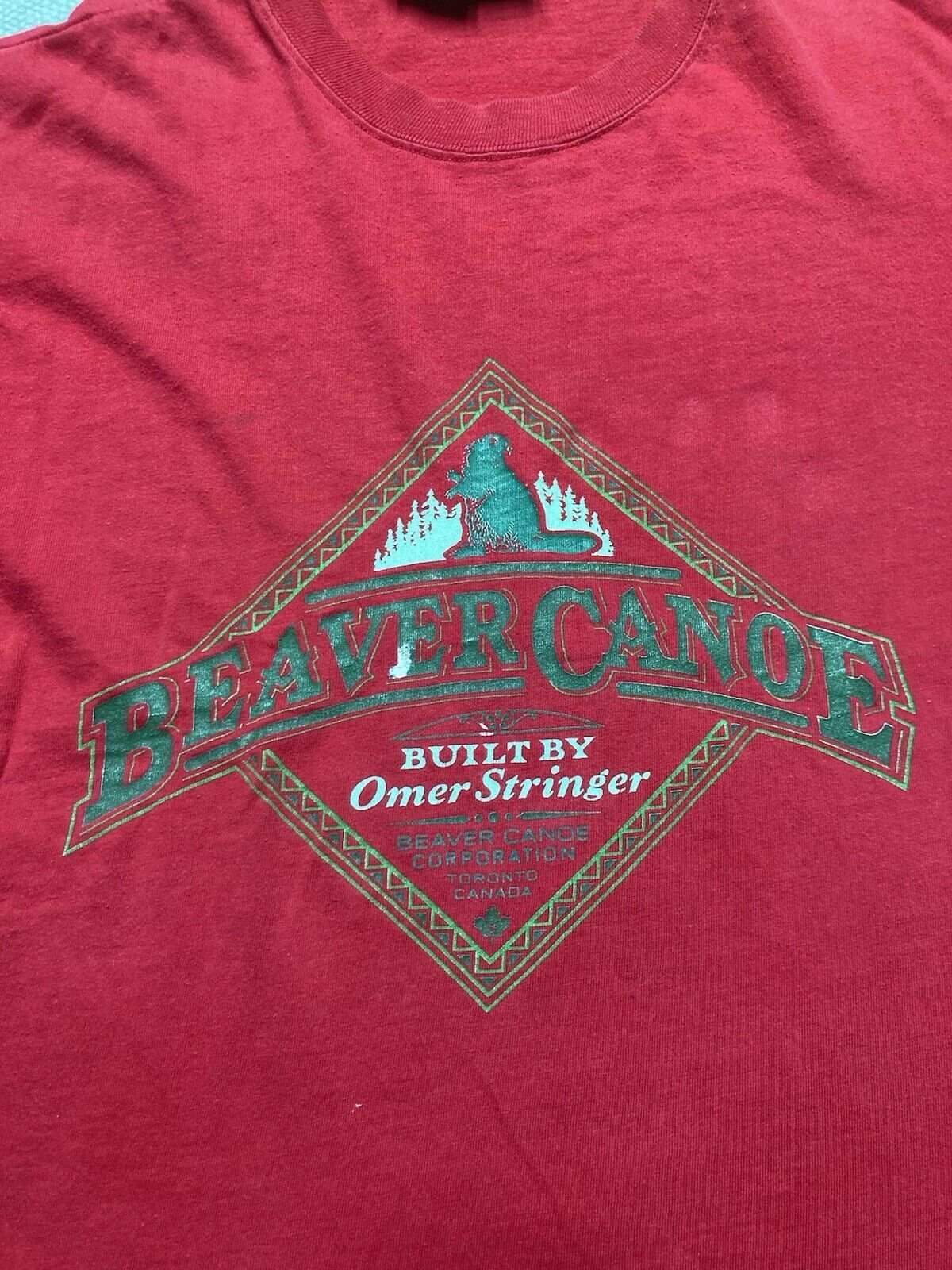Vintage VTG 90s t shirt beaver canoe canada cropped fit baby tee M Size M / US 6-8 / IT 42-44 - 2 Thumbnail