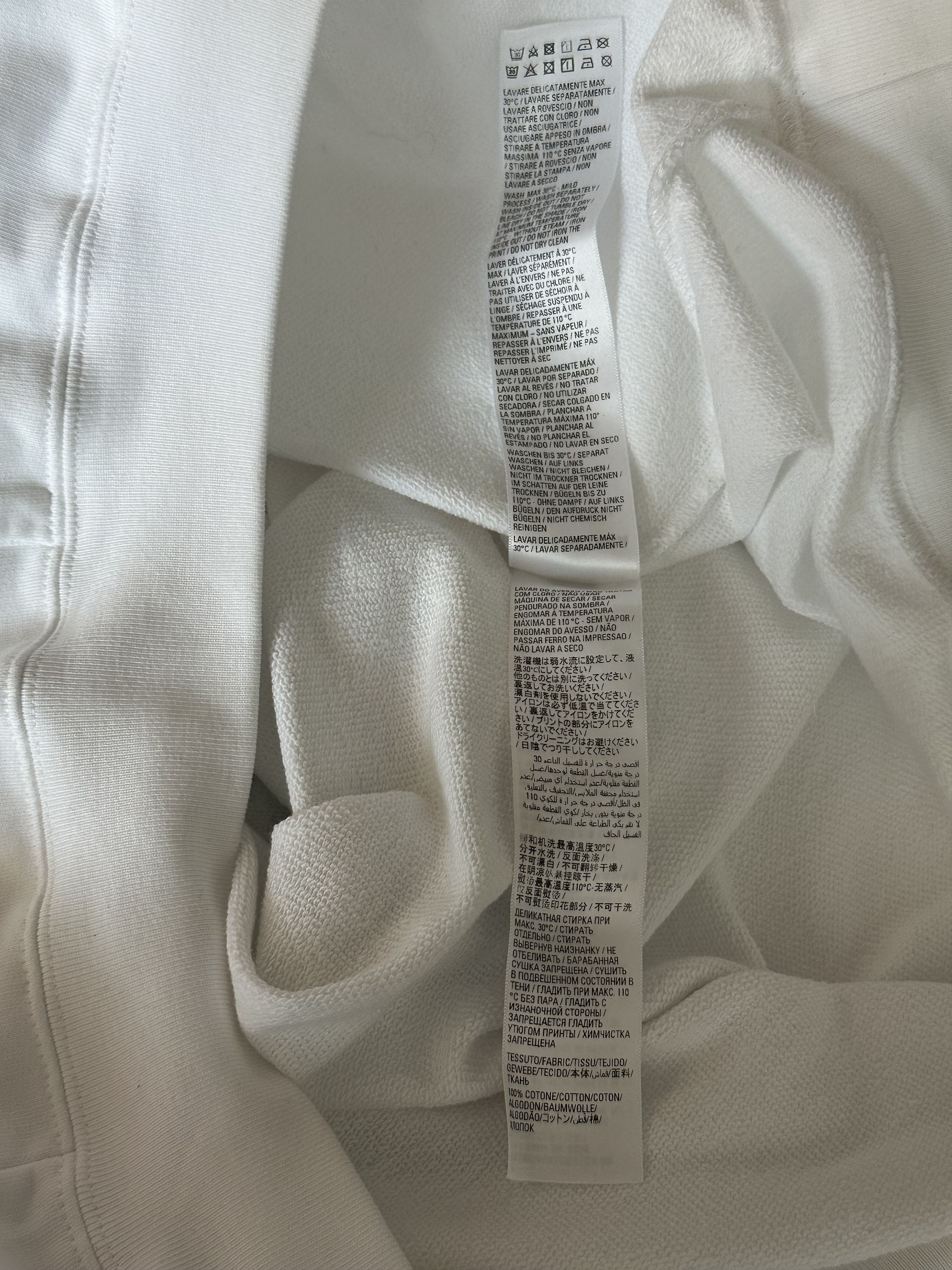 Balenciaga Balenciaga White & Black Fashion Institute Logo Hoodie Size US L / EU 52-54 / 3 - 5 Thumbnail